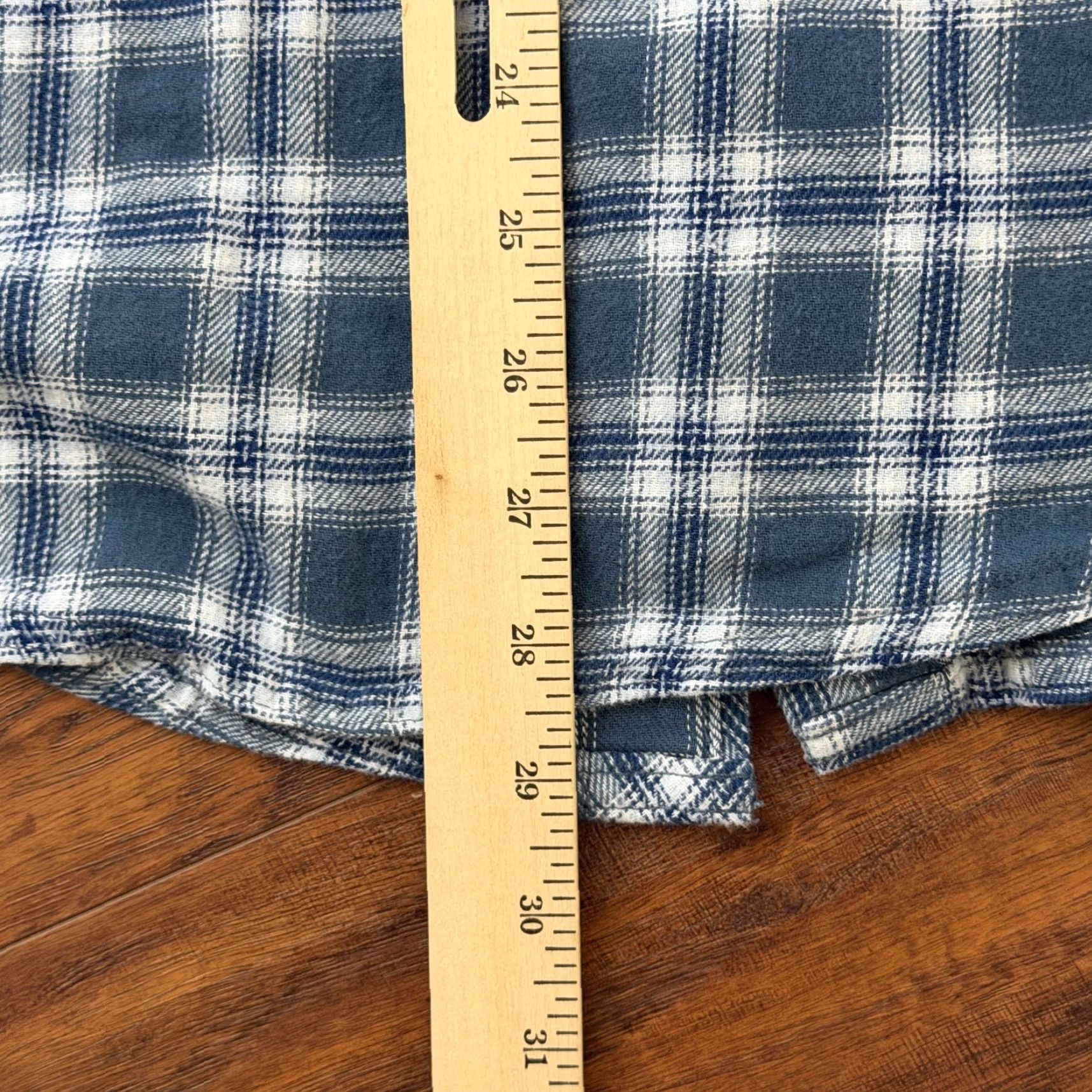 Wrangler VINTAGE Wrangler Shirt Mens L Blue Plaid Flannel Pearl Snap Long Sleeve Cotton Wrancher Size US L / EU 52-54 / 3 - 7 Thumbnail