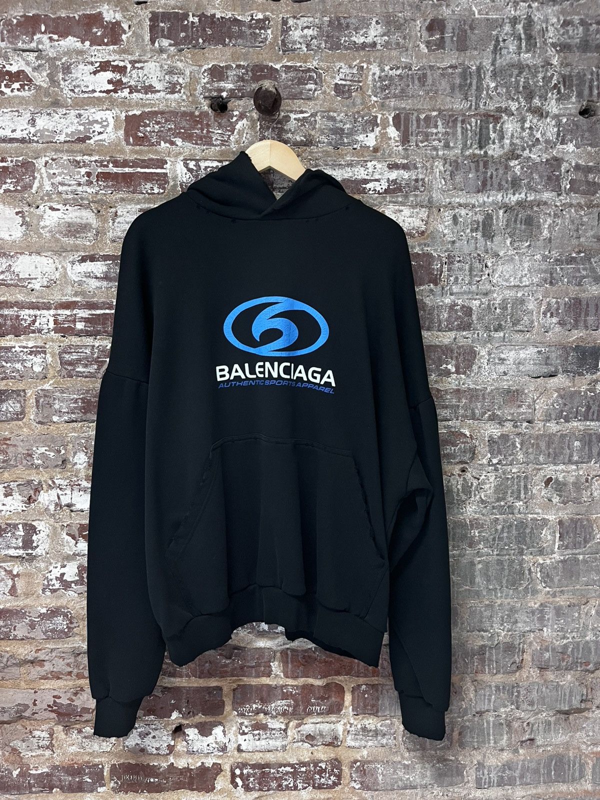 Balenciaga Balenciaga Loop Sports Icon Hoodie Black Size US M / EU 48-50 / 2 - 1 Thumbnail