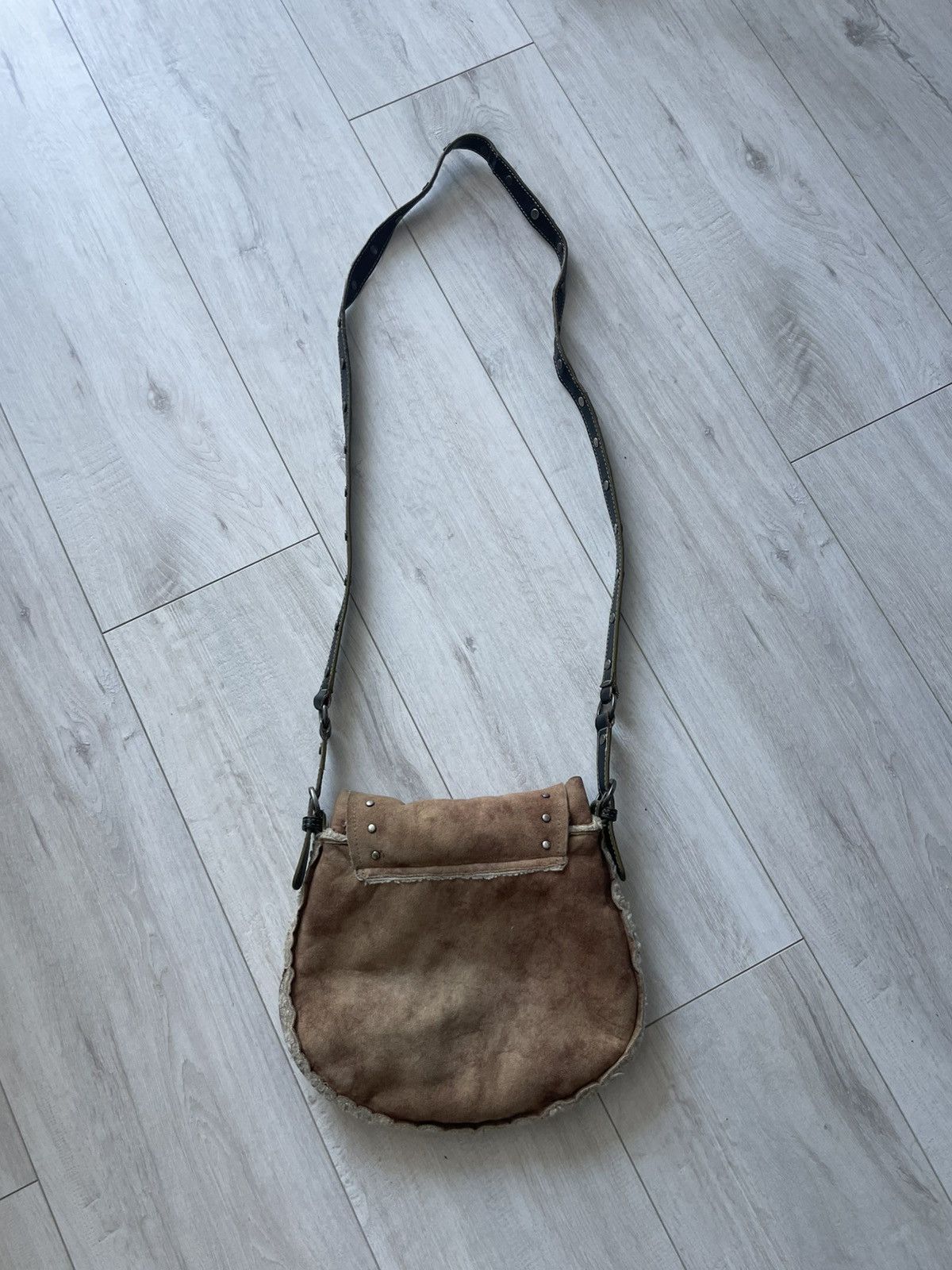 Guess Vintage Y2K Guess Avant Garde 00’s Fur Leather Bag RARE Size ONE SIZE - 7 Thumbnail