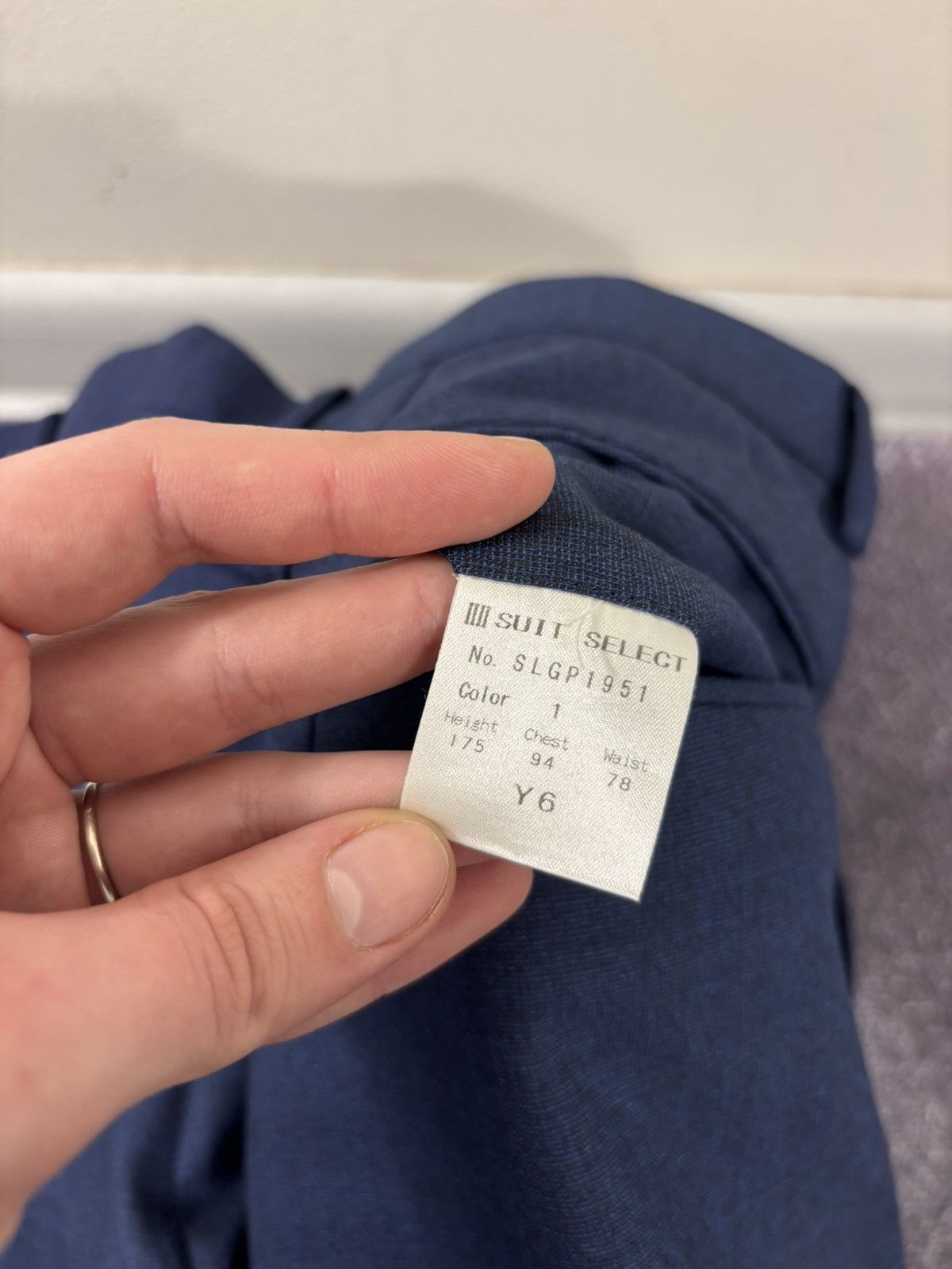 Japanese Brand Suit Select Japan Men’s 2-Piece New Zealand Wool Blend Suit Size 38R - 24 Thumbnail