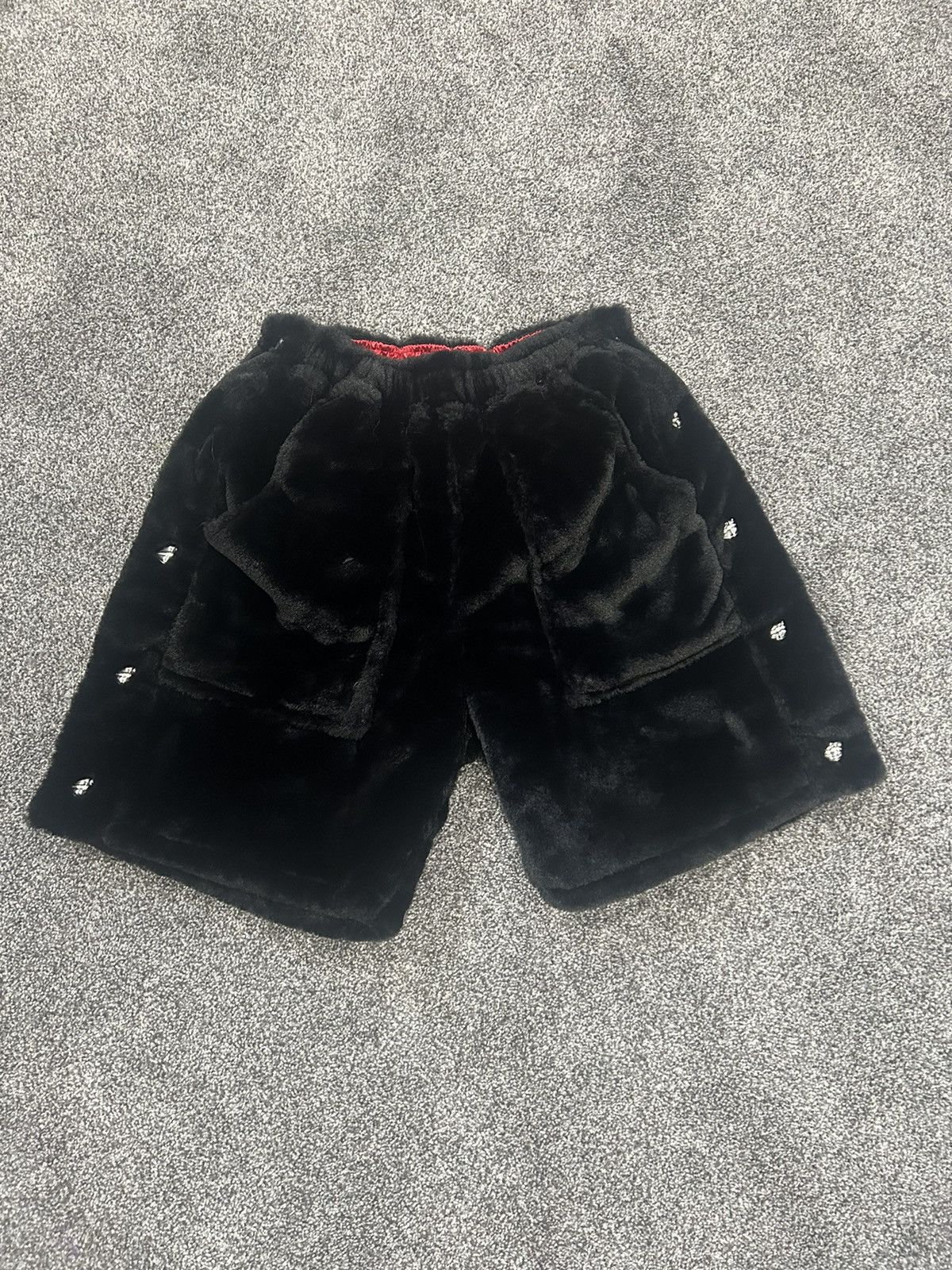 LaRopa LaRopa Black Fur Shorts Size US 30 / EU 46 - 1 Thumbnail
