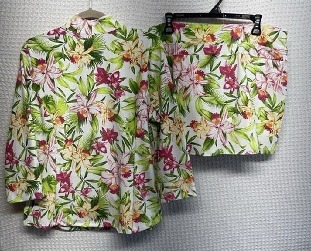 Tommy Bahama Tommy Bahama Everyday Active UPF 50+ Jacket/Skort/Visor XL Size 35" - 15 Thumbnail