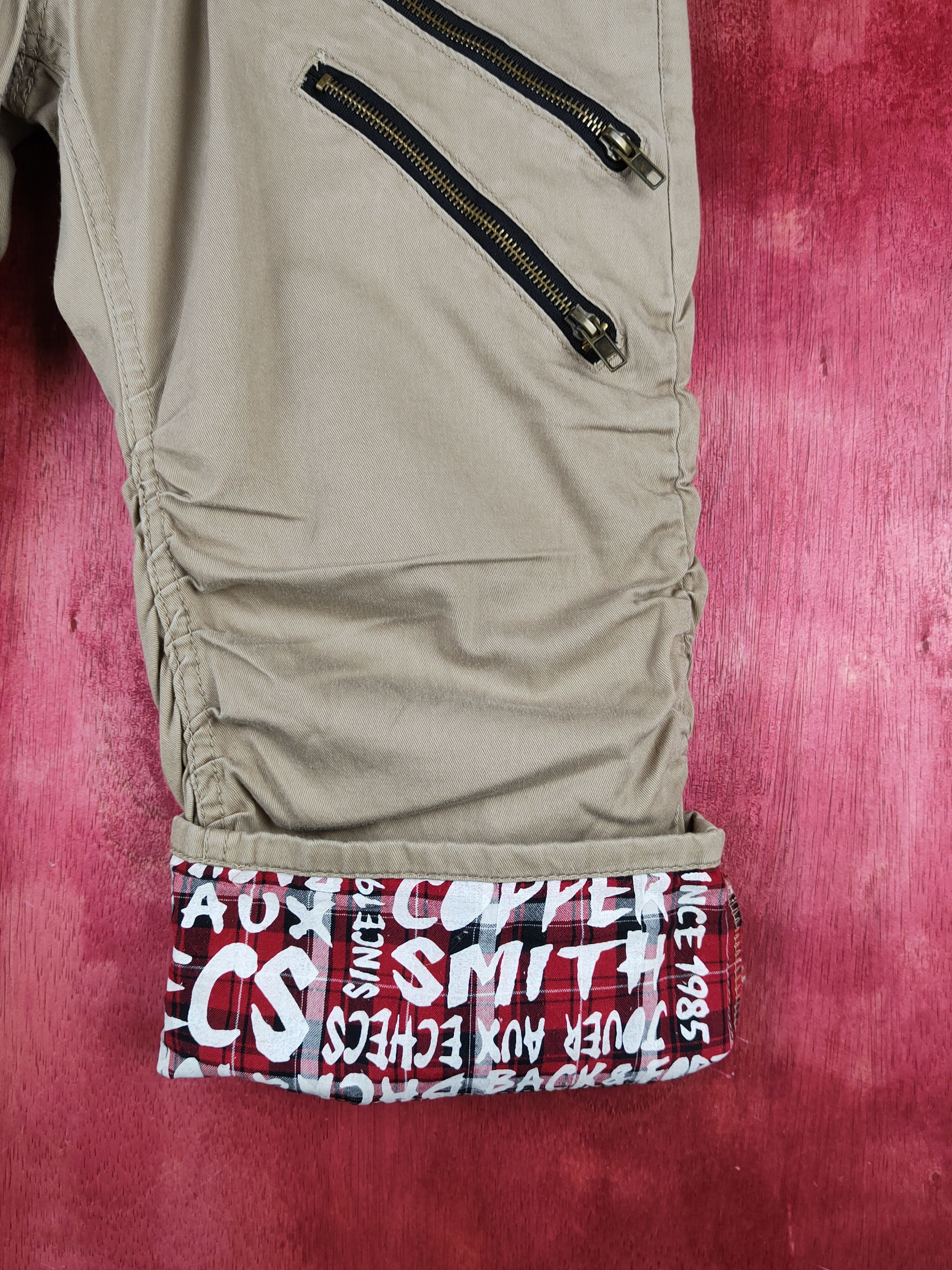Japanese Brand Japan double waist seditionaries Brown short Pants #S1520 Size 33" - 7 Thumbnail