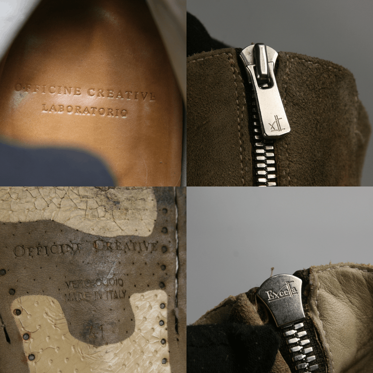 Officine Creative Suede Back Zip Ankle Boots Size US 8 / EU 41 - 9 Thumbnail