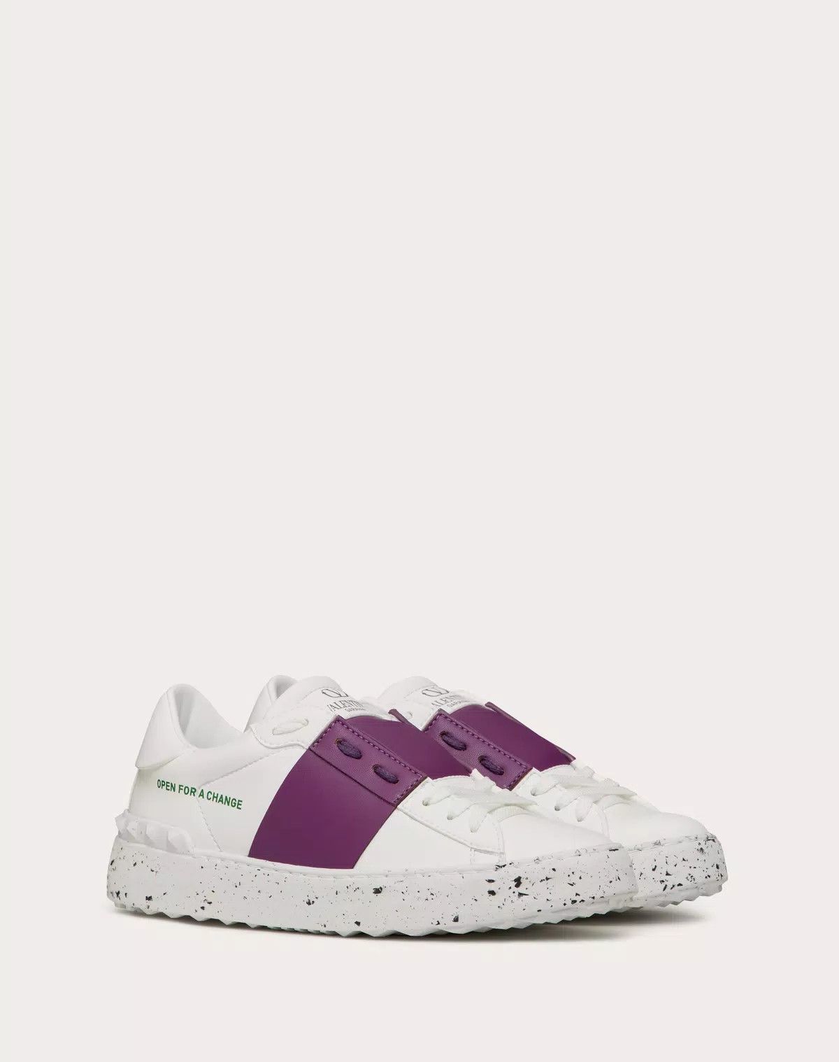 Valentino o1s1wg111125 Open For A Change Sneakers in White/Purple Size US 9 / IT 39 - 2 Thumbnail