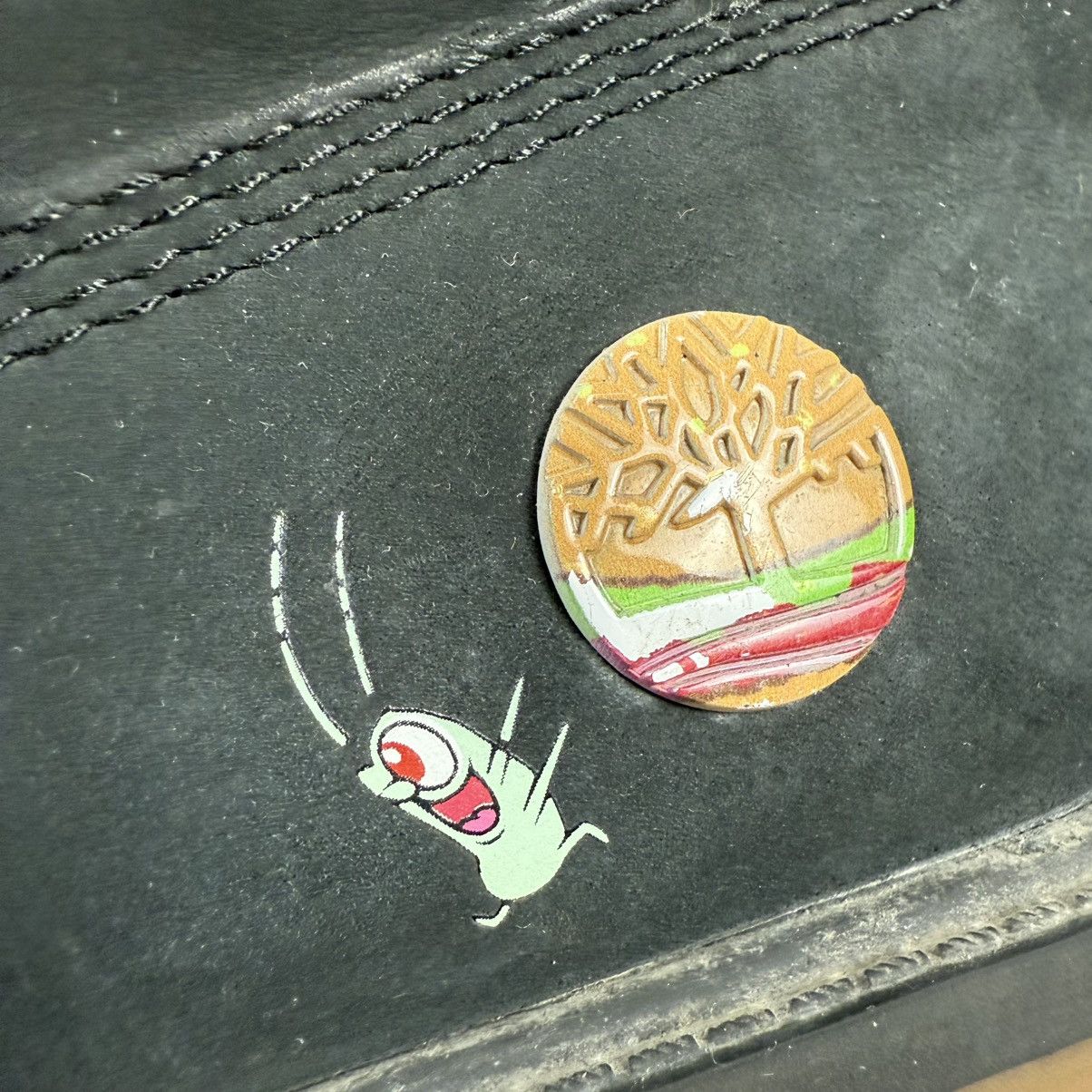 Timberland Timberland x SpongeBob Black Boots Size US 6.5 / EU 39-40 - 4 Thumbnail