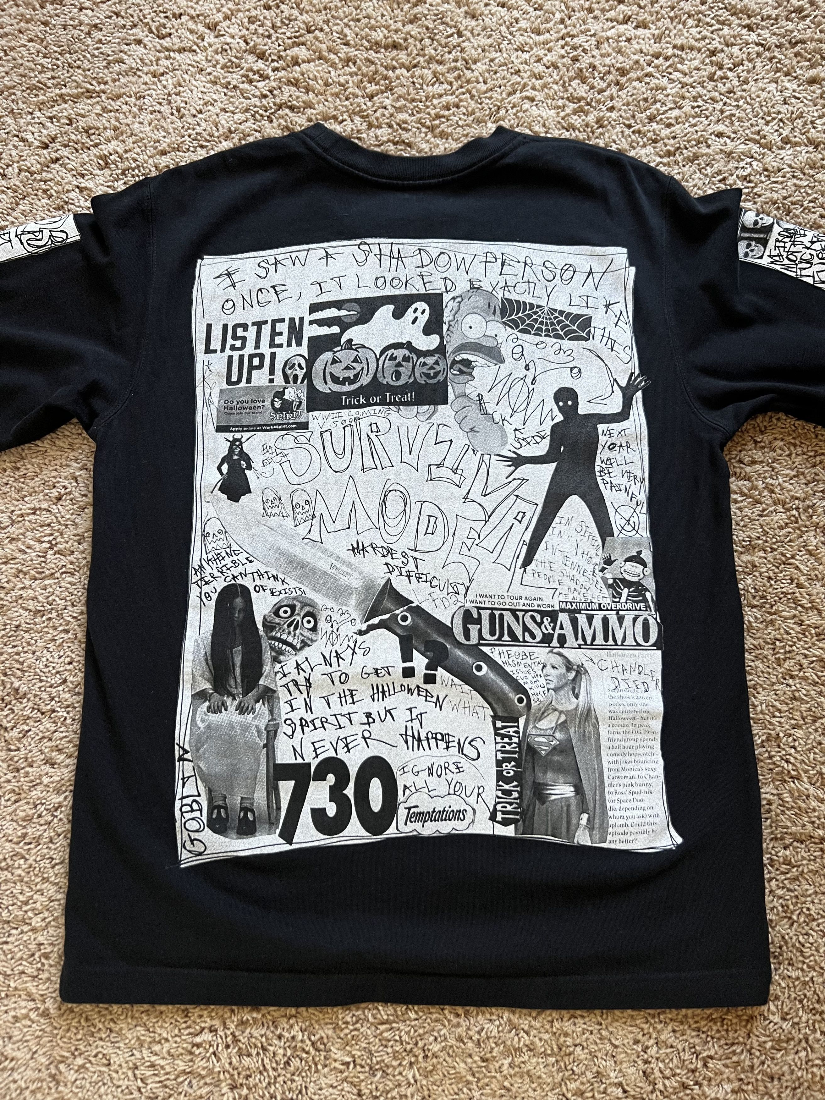 Asspizza Asspizza Live Stream Collage Long Sleeve T-Shirt Size US M / EU 48-50 / 2 - 2 Thumbnail