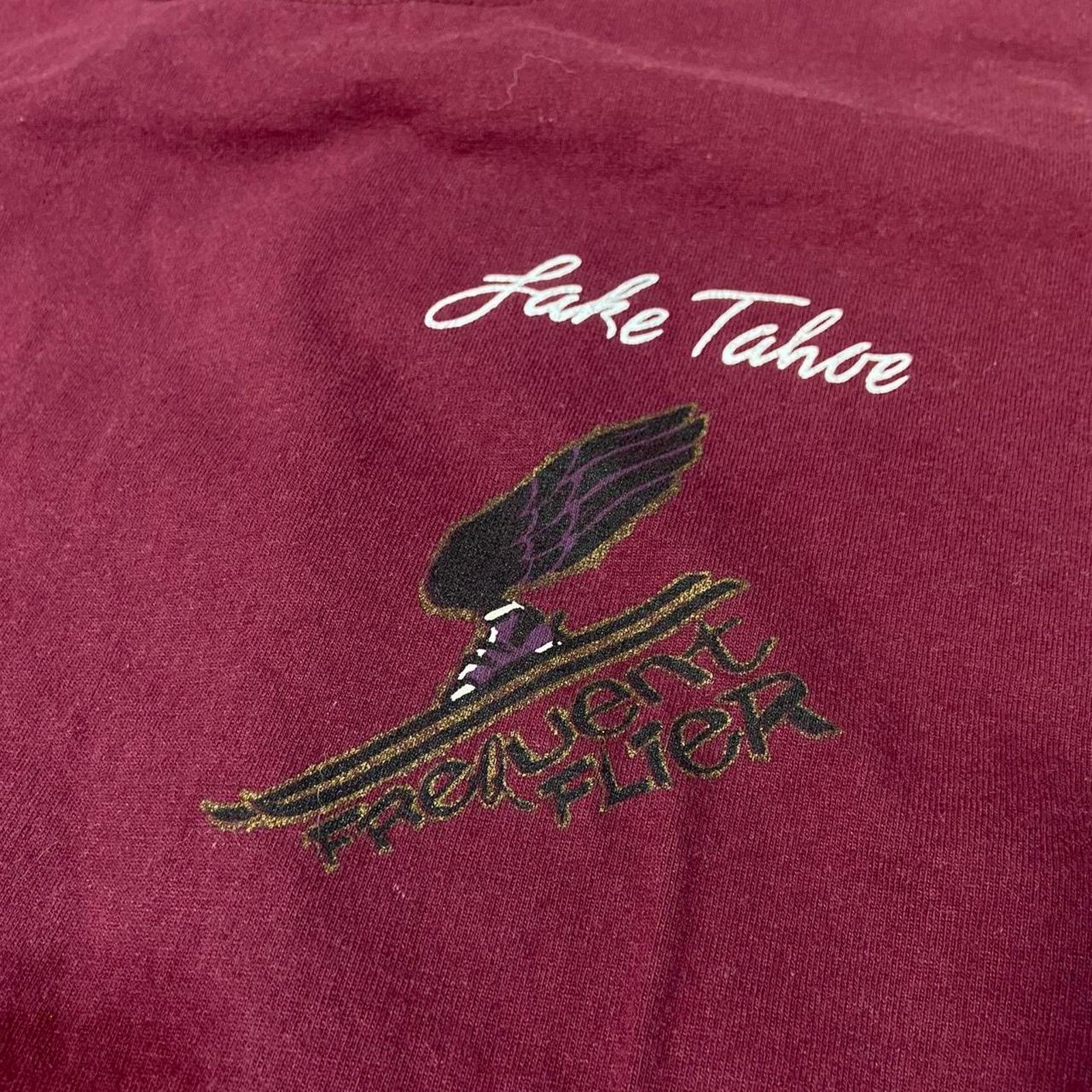 Fruit Of The Loom 90s lake tahoe long sleeve Size US XL / EU 56 / 4 - 4 Thumbnail