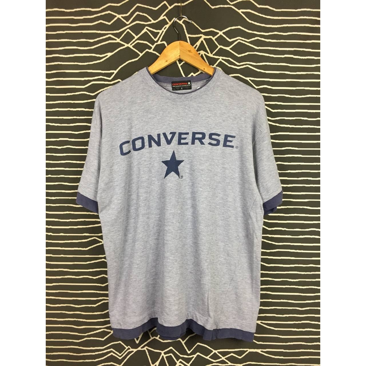 Converse × Vintage Vtg Converse All Star Spell Out Logo Graphic Tee Size US L / EU 52-54 / 3 - 1 Thumbnail