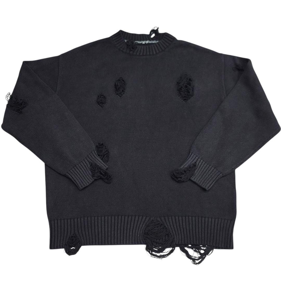 Number Nine Distressed Sweater | Grailed