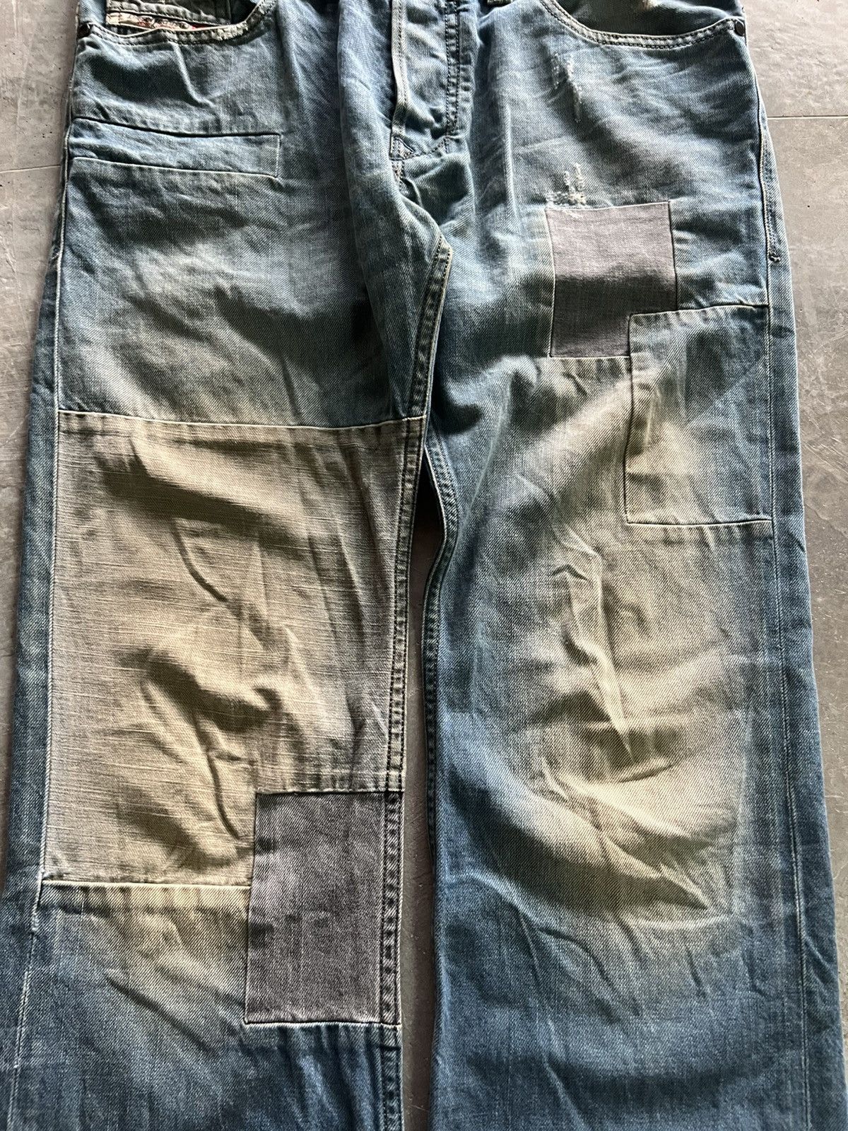 Diesel Diesel industries patchwork rusty stain dirty style jeans Size US 30 / EU 46 - 13 Thumbnail