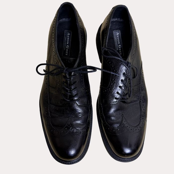 aston grey shoes