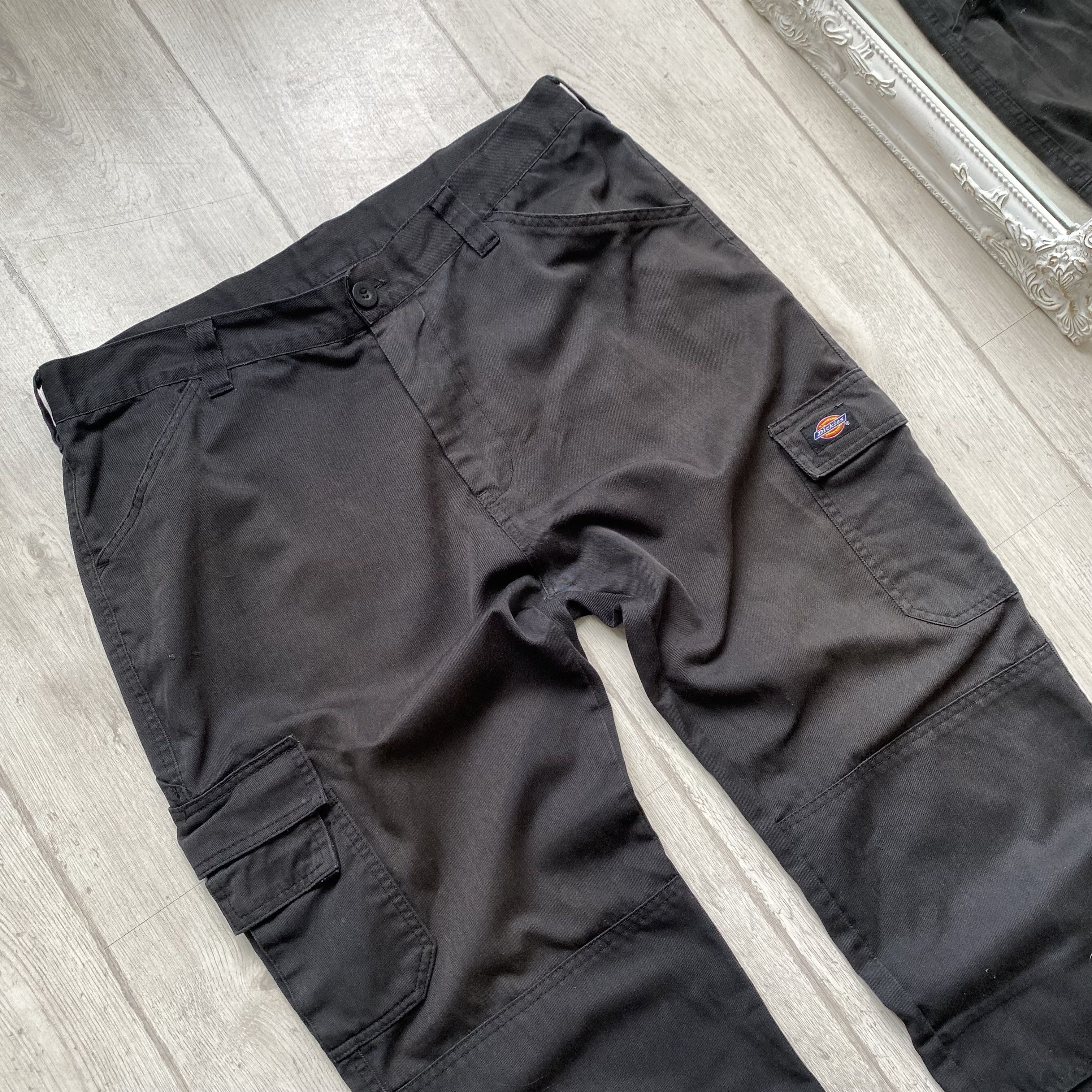 Dickies 🛠️ Vintage Faded Diskies Work Cargo Pants Skater Size US 38 / EU 54 - 2 Thumbnail