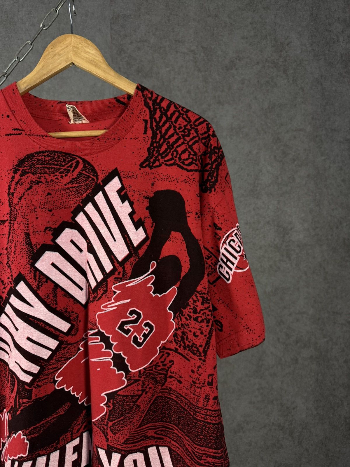 NBA Chicago Bulls NBA vintage overprinted tee Size US XL / EU 56 / 4 - 3 Thumbnail