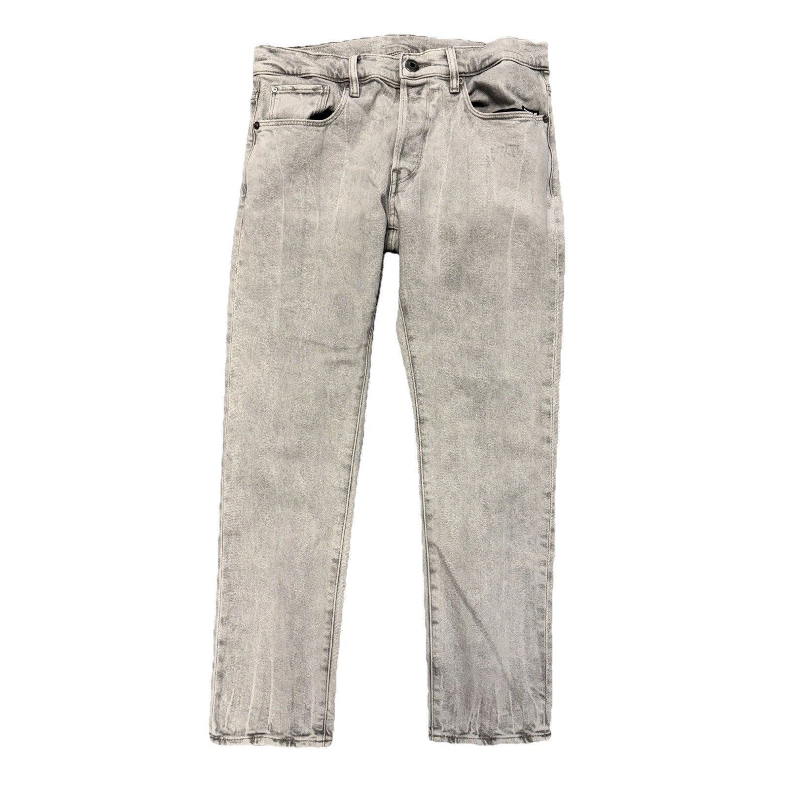 G-Star G-Star Original Raw Denim Jeans Mens Gray 3301 Slim 32x30 (3 Size US 33 - 1 Thumbnail