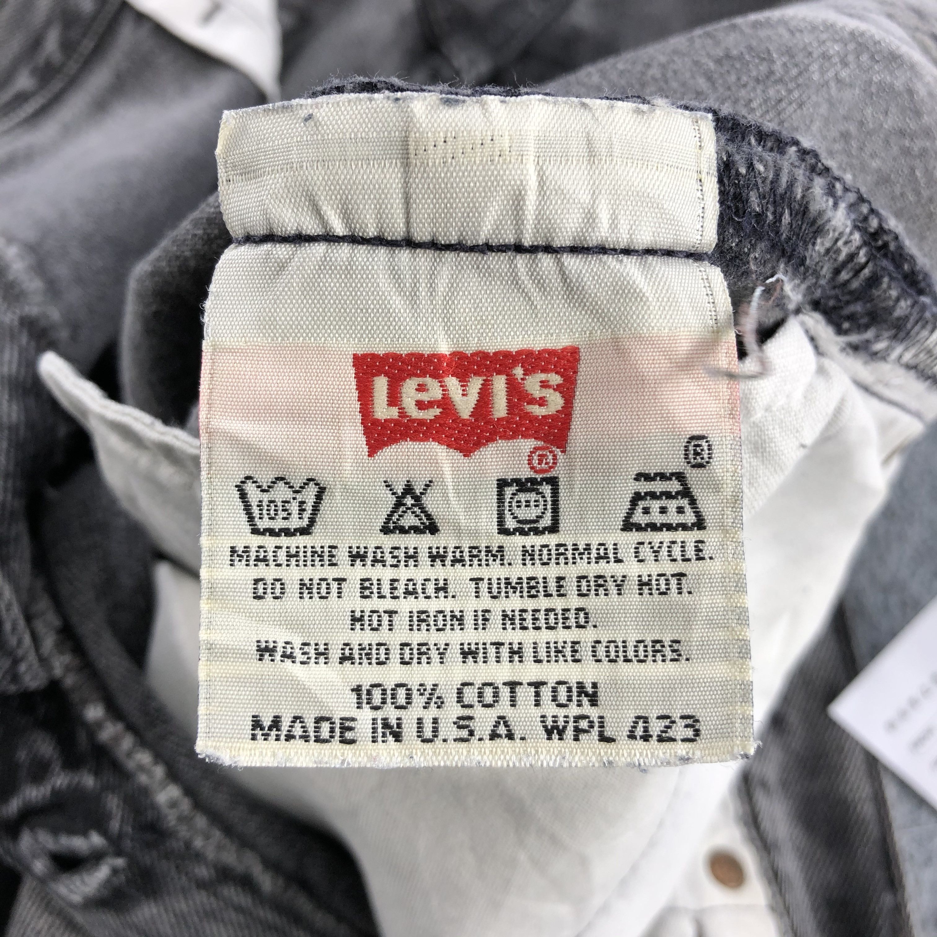 Levi's 90s Vintage Ripped Levis 501 Earth Tone Jeans-J1568 Size US 37 - 11 Thumbnail