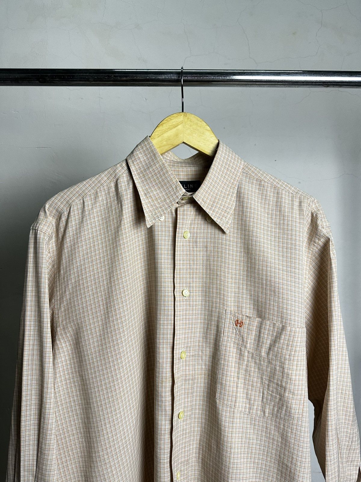 Celine 90’s Celine Homme Button Shirt Size US L / EU 52-54 / 3 - 2 Thumbnail