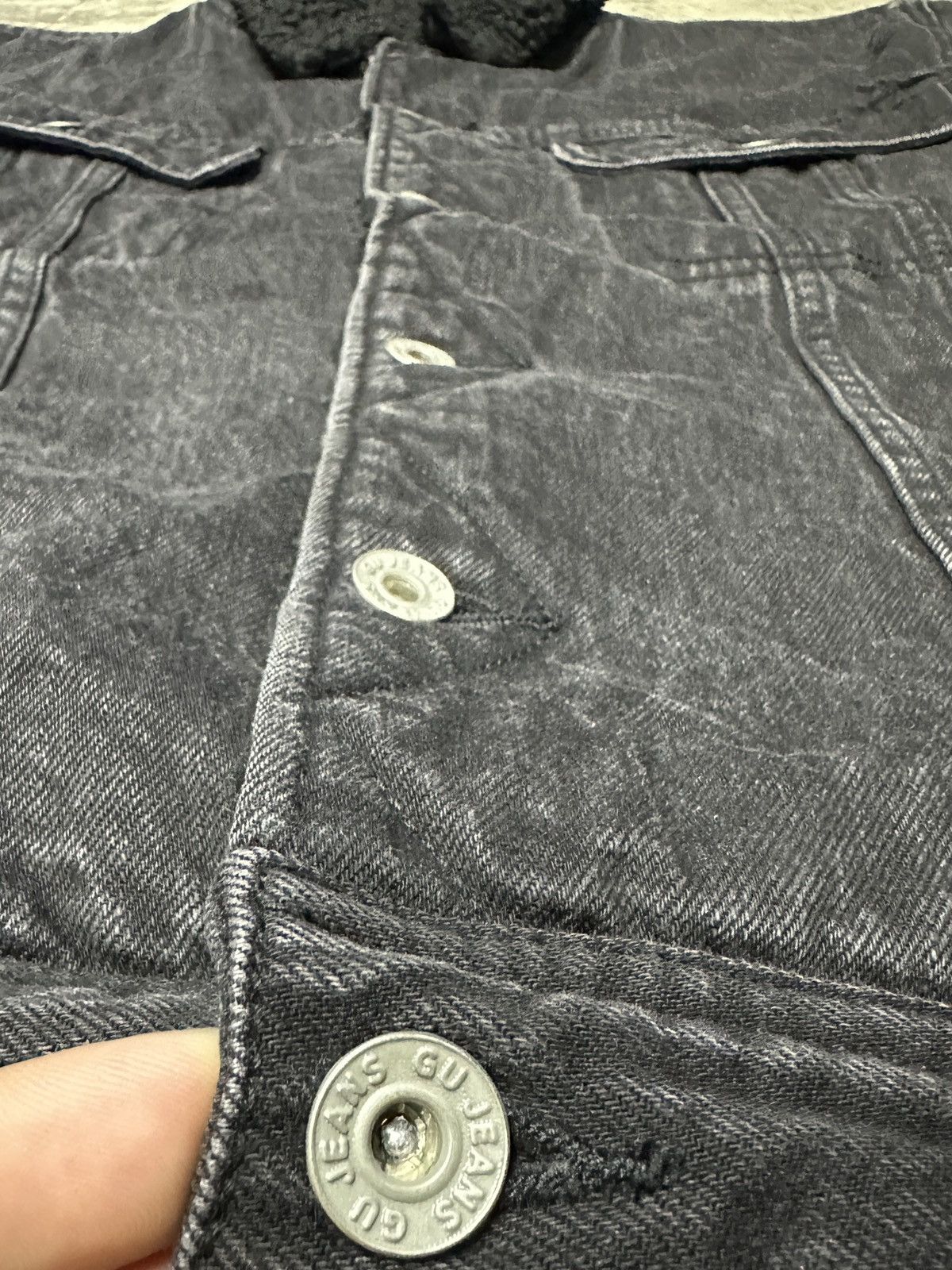 GU Crazy Rare GU Furr Denim Jacket Size US XL / EU 56 / 4 - 7 Thumbnail