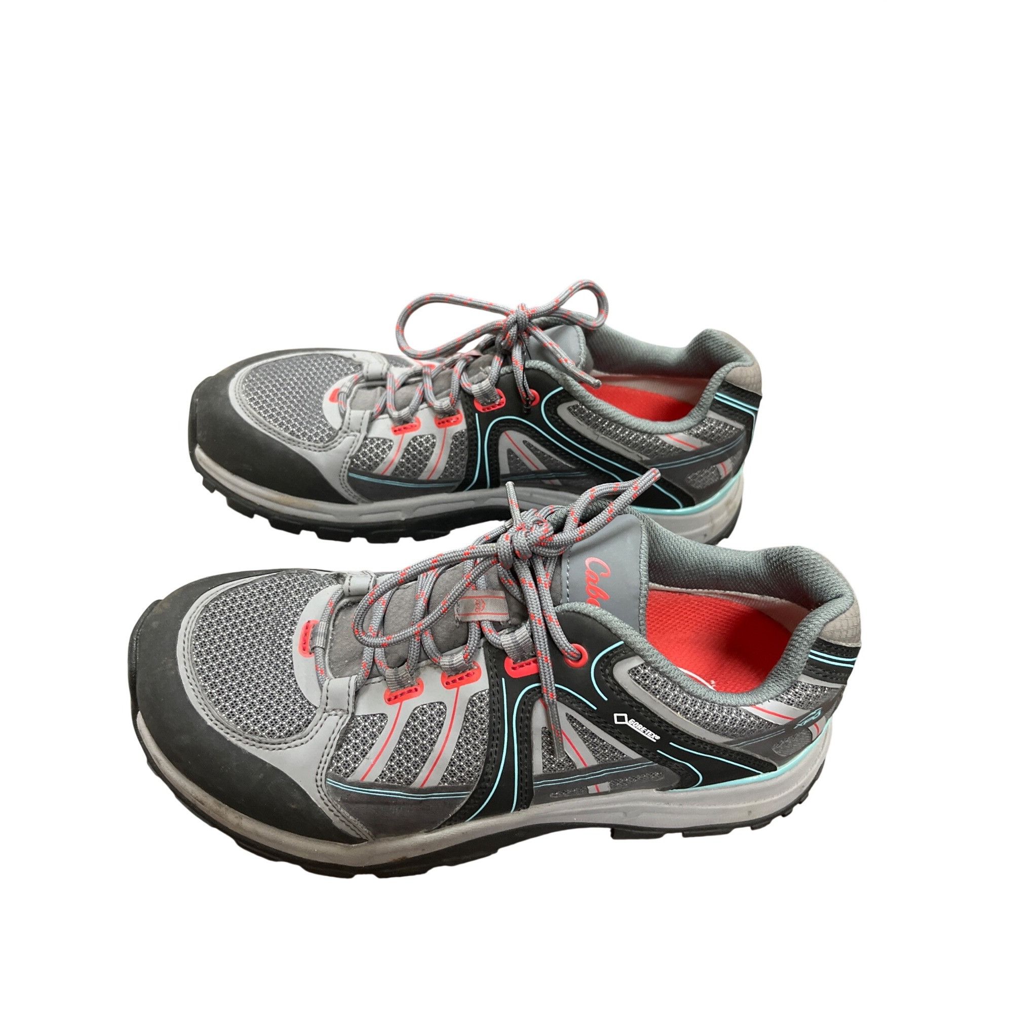 Cabelas Cabelas Gortex Vibram wms gray low top hiking trail sneakers Size US 9 / IT 39 - 4 Thumbnail