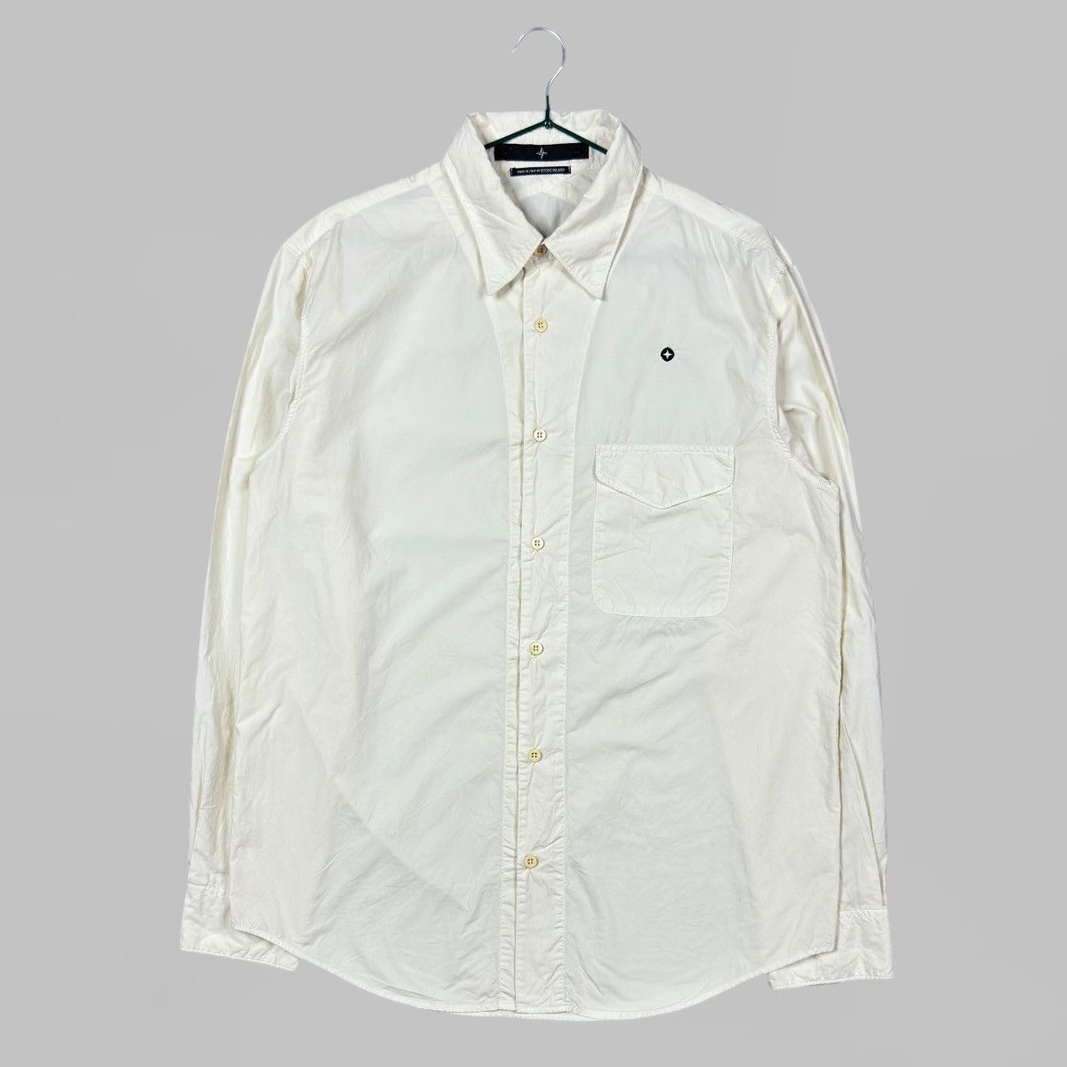 Stone Island STONE ISLAND EMBROIDERED STAR VINTAGE SHIRT SIZE L Size US L / EU 52-54 / 3 - 1 Thumbnail