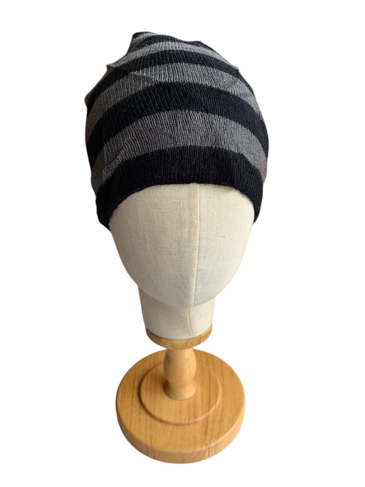 Japanese Brand × Kapital × Vintage Knitted Stripe Streetwear Style Winter sessions Beanie Hats Size ONE SIZE - 4 Thumbnail