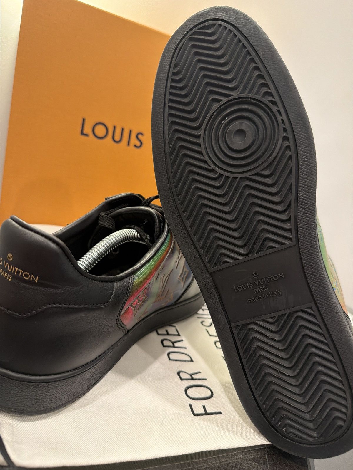 Louis Vuitton Louis Vuitton Iridescent Monogram – Black Rainbow LV Size US 9 / EU 42 - 8 Thumbnail