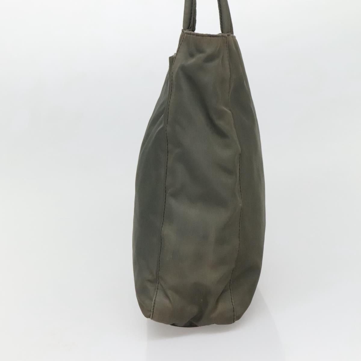 Prada PRADA Tote Bag Nylon Khaki Silver Size ONE SIZE - 5 Thumbnail