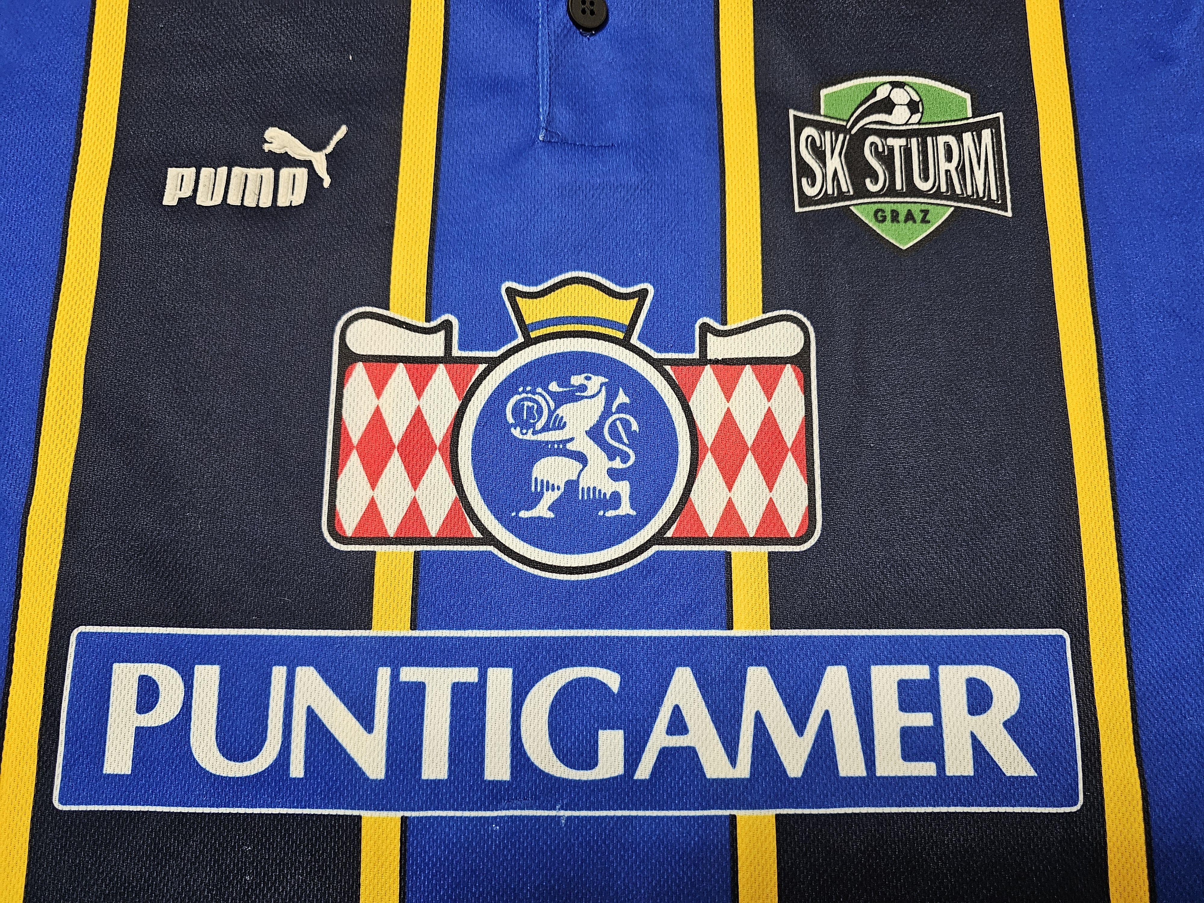 All Sport × Puma × Vintage SK STURM GRAZ 1996 1998 AWAY VASTIC FOOTBALL SOCCER JERSEY Size US M / EU 48-50 / 2 - 3 Thumbnail