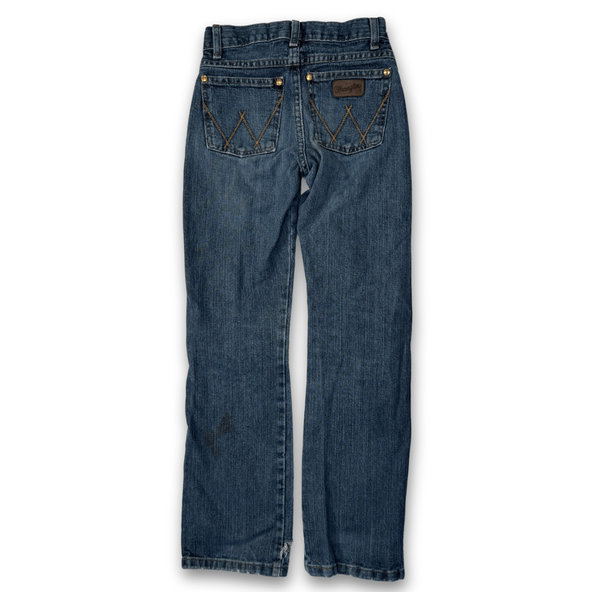Wrangler Distressed Relaxed Straight Leg Jeans | 22" | Wrangler Retro Size 22" - 2 Thumbnail
