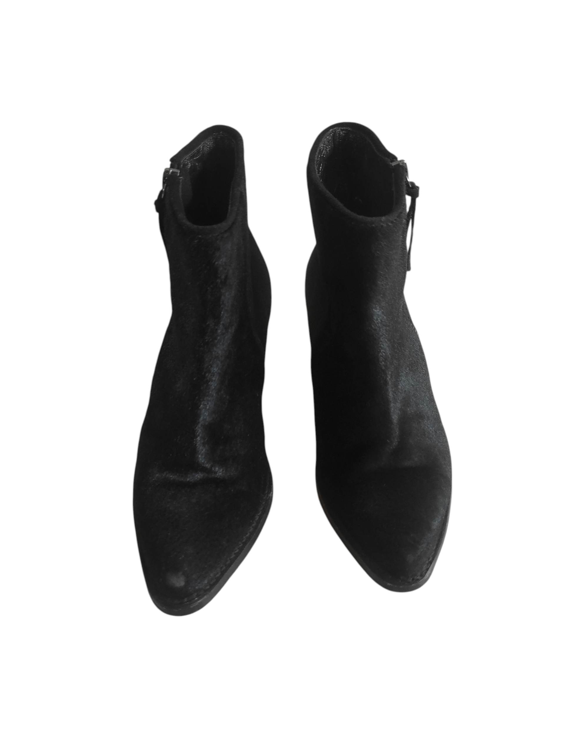 Other Sendra Cowboy Boots Black Suede Leather Ankle Boots Size US 6 / IT 36 - 4 Thumbnail