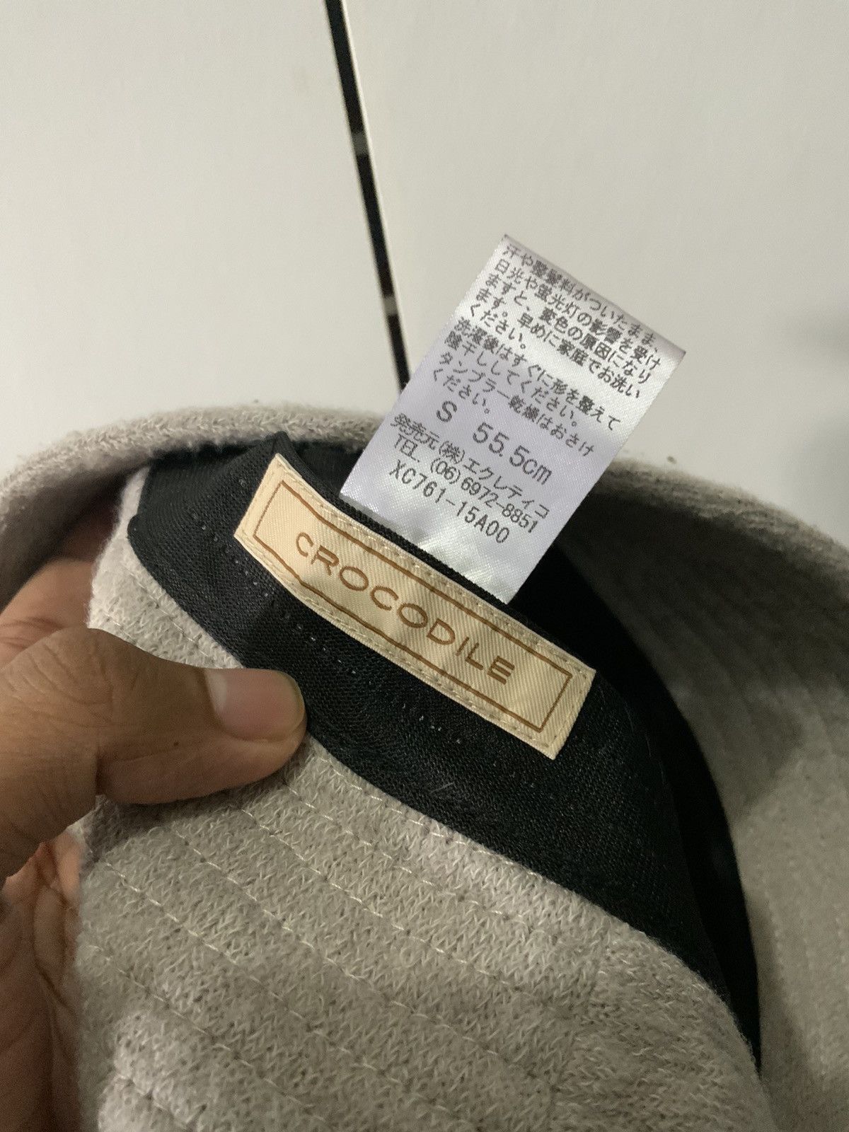 Japanese Brand Vintage Crocodile Grey Bucket Hat Size ONE SIZE - 9 Thumbnail