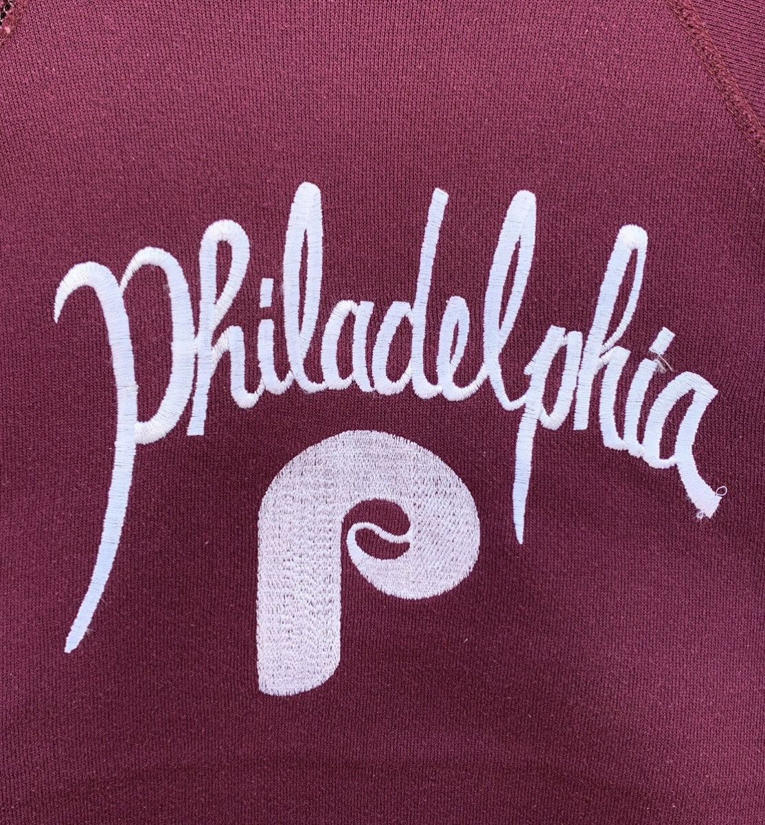 MLB × Vintage Rare! Vintage 80s MLB Philadelphia Phillies Sweatshirt Size M / US 6-8 / IT 42-44 - 10 Thumbnail