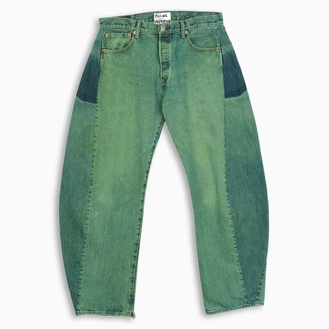 Japanese Brand × Levi's × Vintage REPEAT PLUS 002 Dirty Green 34 size (RP002G3402) Size US 34 / EU 50 - 1 Thumbnail
