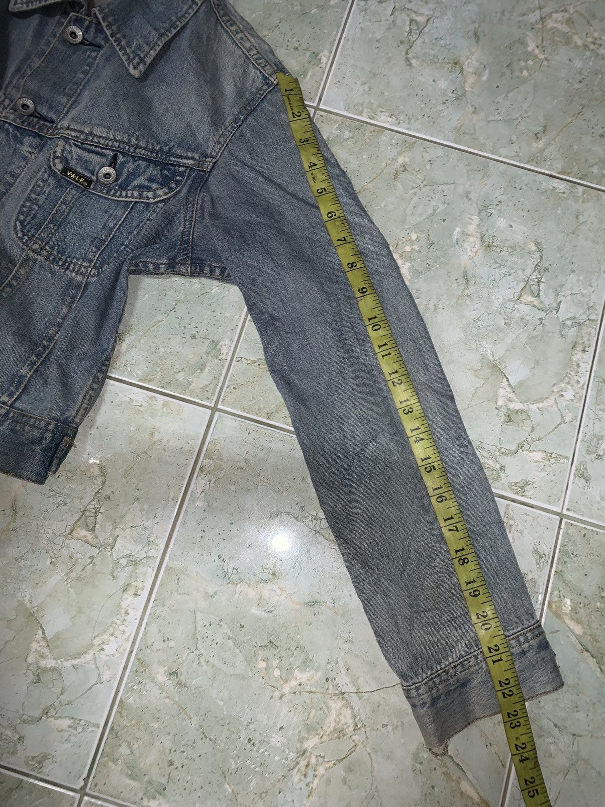 Vale Vintage 2000’s Vale Stonewash Denim jacket Size US XS / EU 42 / 0 - 17 Thumbnail