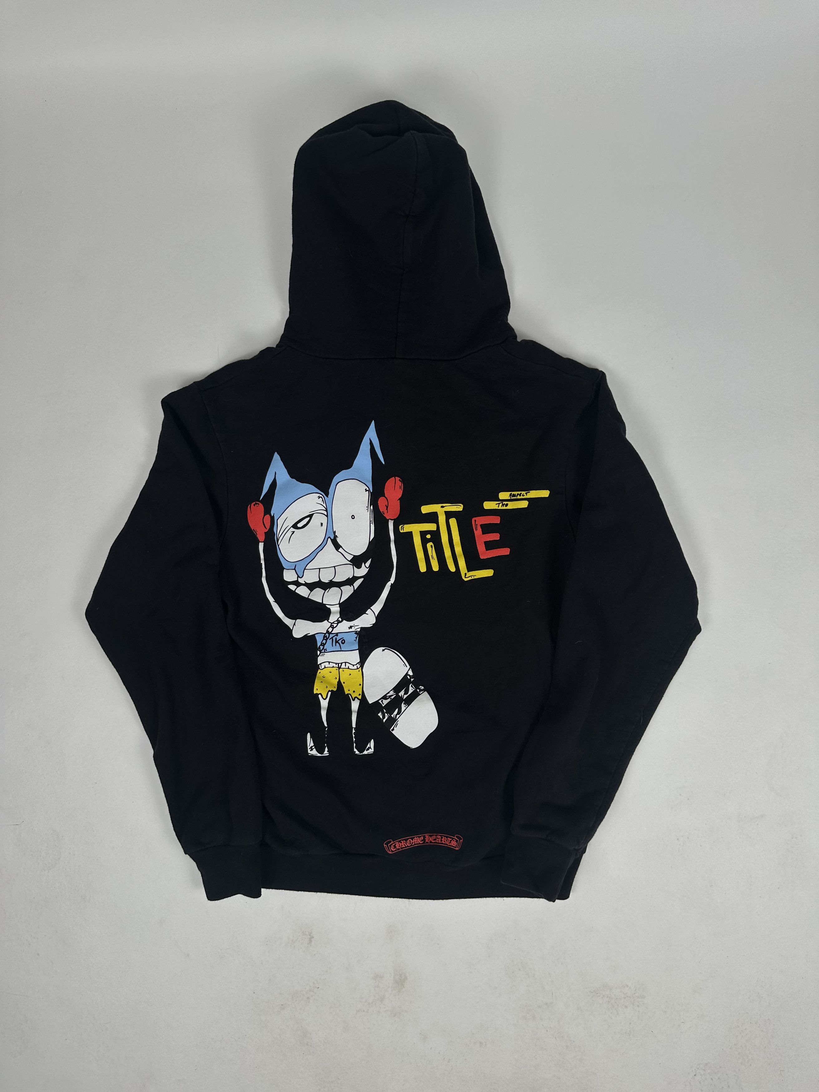 image of Chrome Hearts Ch Matty Boy Title Hoodie in Black, Men's (Size Medium)
