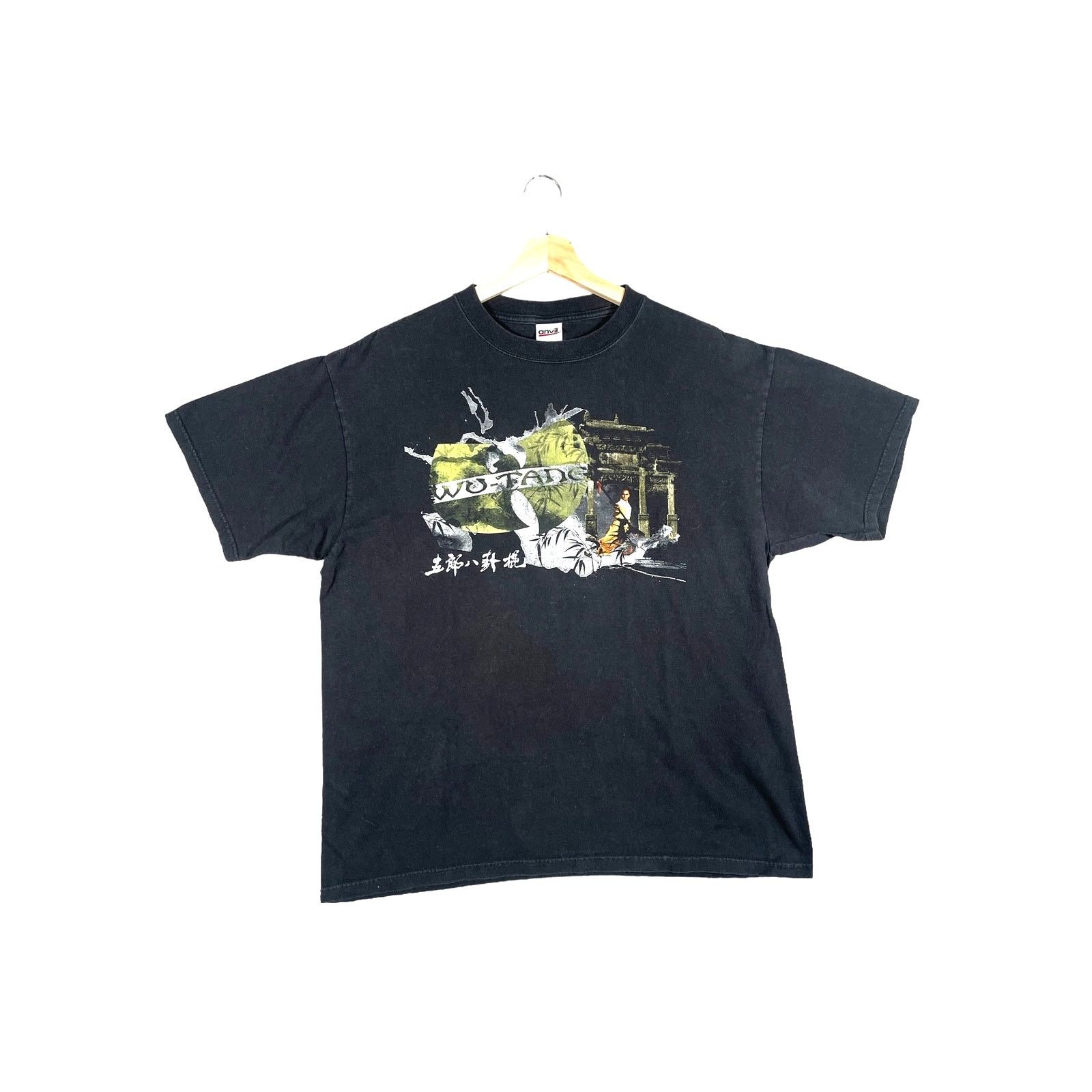 Anvil × Rap Tees × Vintage Vintage 1990's Wu-Tang Clan 8 Diagrams Graphic T-Shirt Size US XL / EU 56 / 4 - 1 Thumbnail