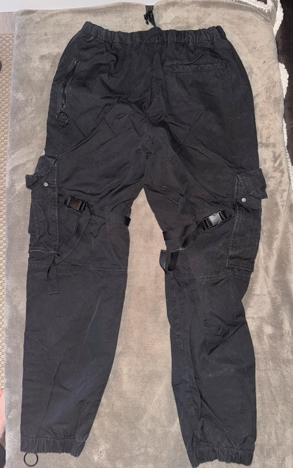Off-White OFF-WHITE S/S 2020 Parachute Cargo Pants Black Size US 32 / EU 48 - 3 Thumbnail