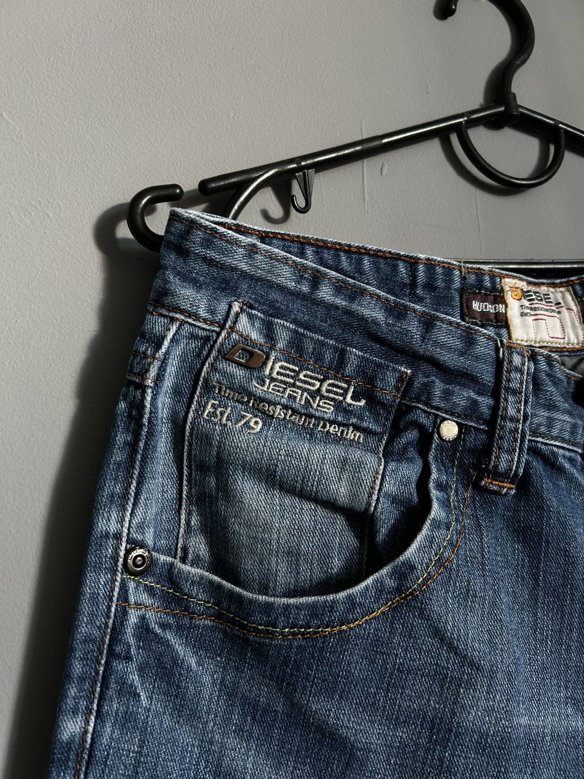 Diesel × Japanese Brand Diesel baggy big logo pants Size US 32 / EU 48 - 3 Thumbnail