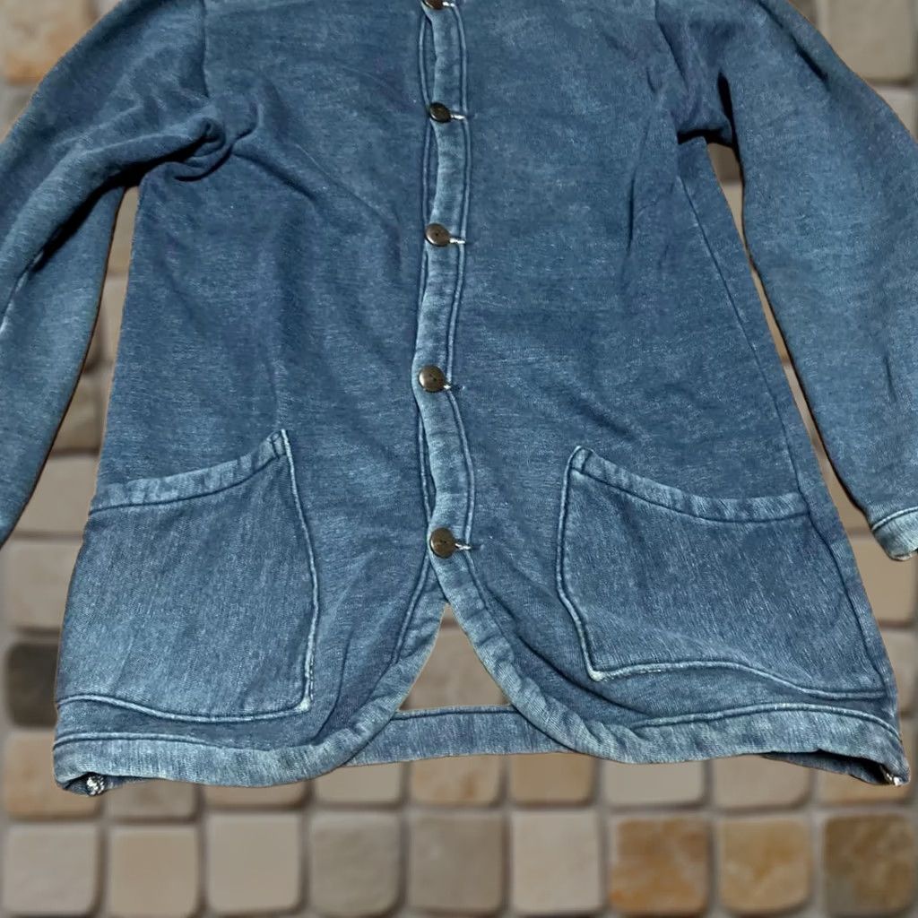 Vintage VINTAGE 45rpm Indigo Cotton Jersey Coverall Jacket Shirt Mens Size 1 Blue Used Japan 45rpm Workwear Size US XS / EU 42 / 0 - 1 Thumbnail