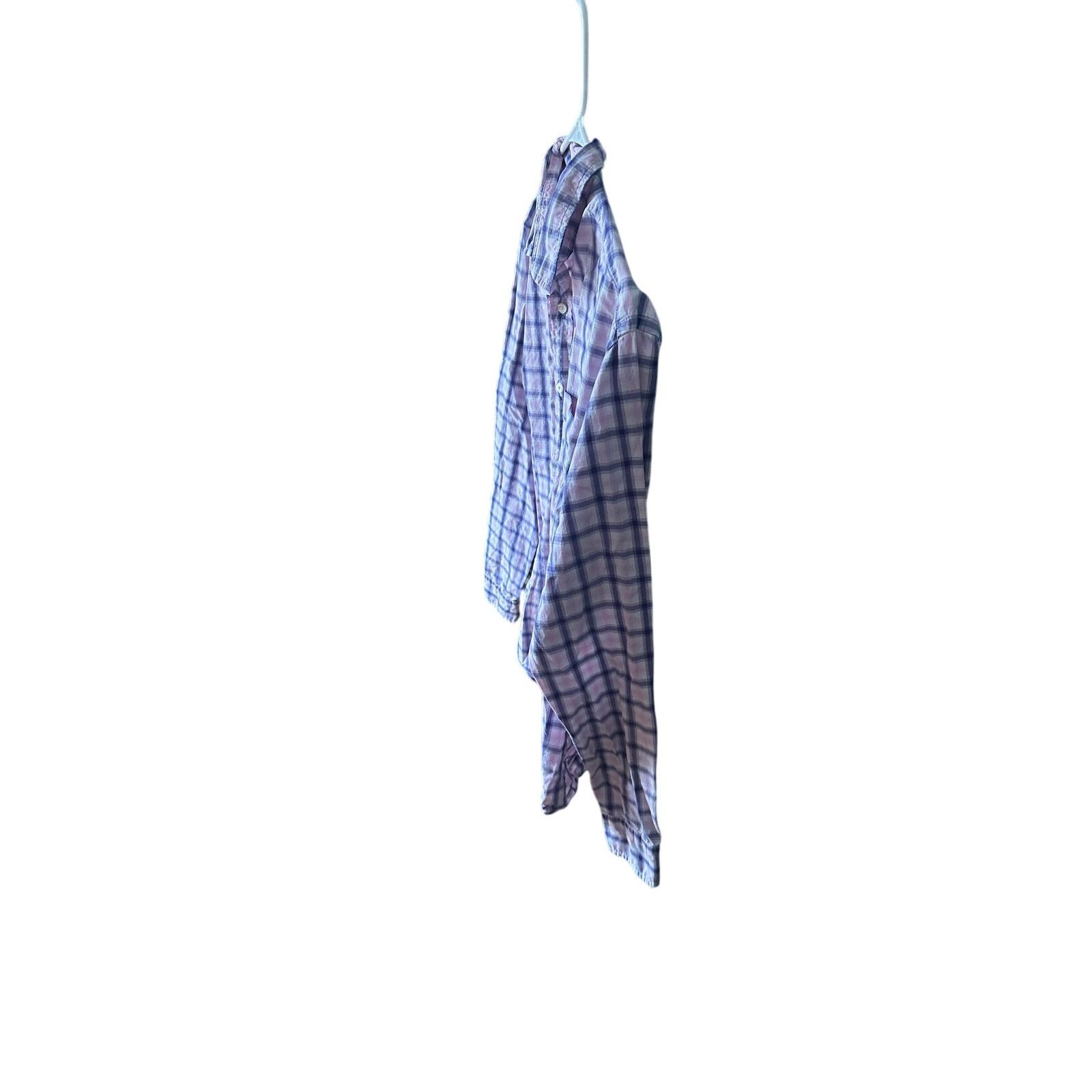 Gap GAP Classic Fit Plaid Button-Down Shirt Blue/White/Pink Size US L / EU 52-54 / 3 - 5 Thumbnail