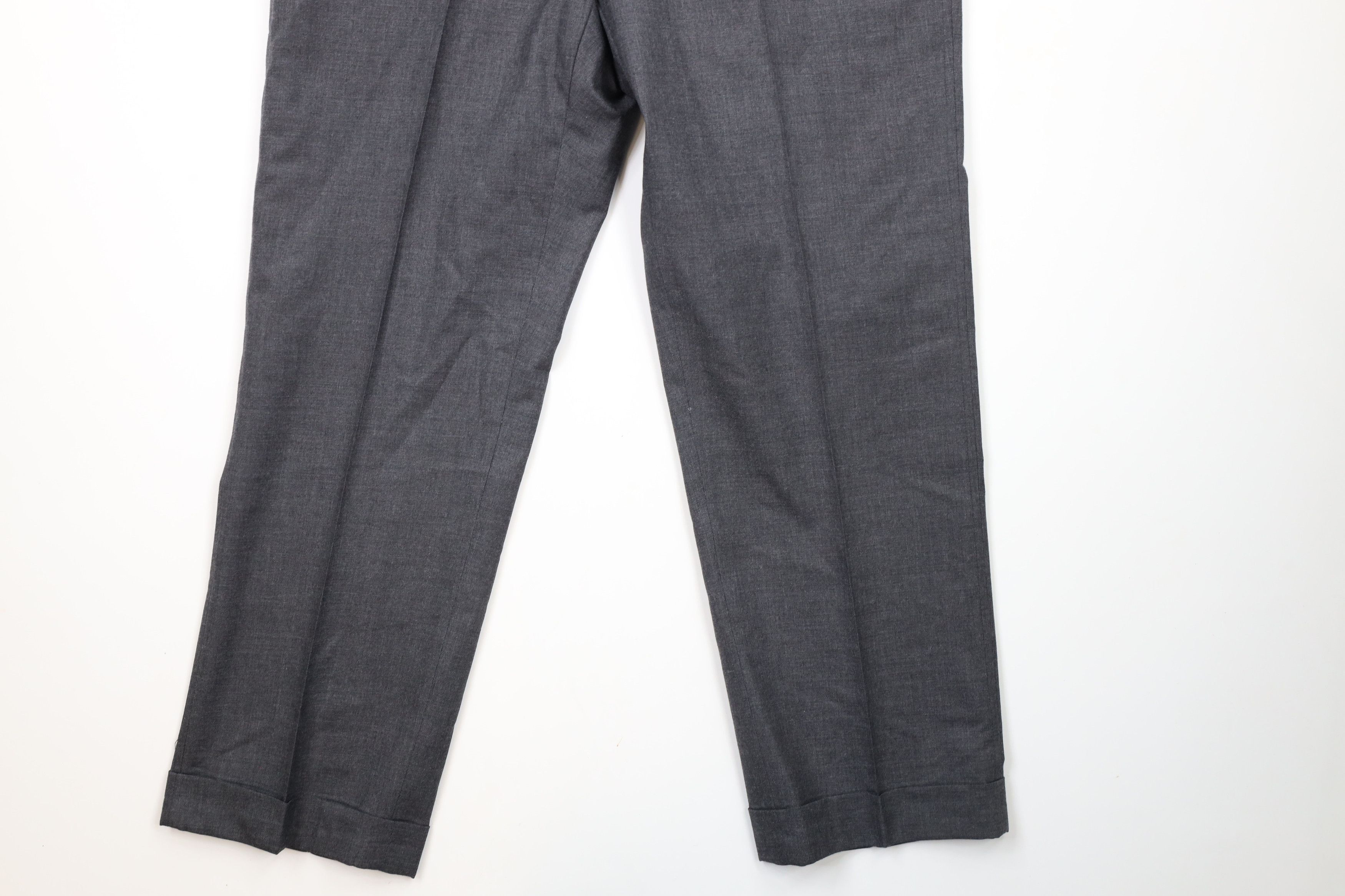 Brooks Brothers × Vintage Vintage 70s Brooks Brothers Wool Blend Chino Pants USA Size US 34 / EU 50 - 4 Thumbnail