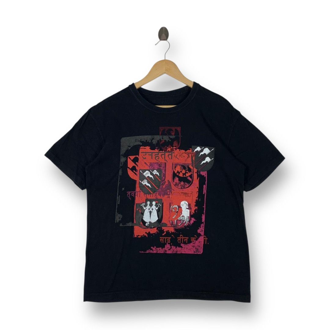 Yohji Yamamoto S'YTE Yohji Yamamoto Graphic Tee Black Kume Japan Made Size US M / EU 48-50 / 2 - 1 Thumbnail
