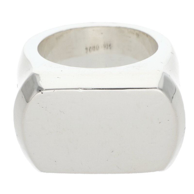 Chrome Hearts Chrome Hearts Big PJ Plain Silver Ring Size ONE SIZE - 1 Thumbnail