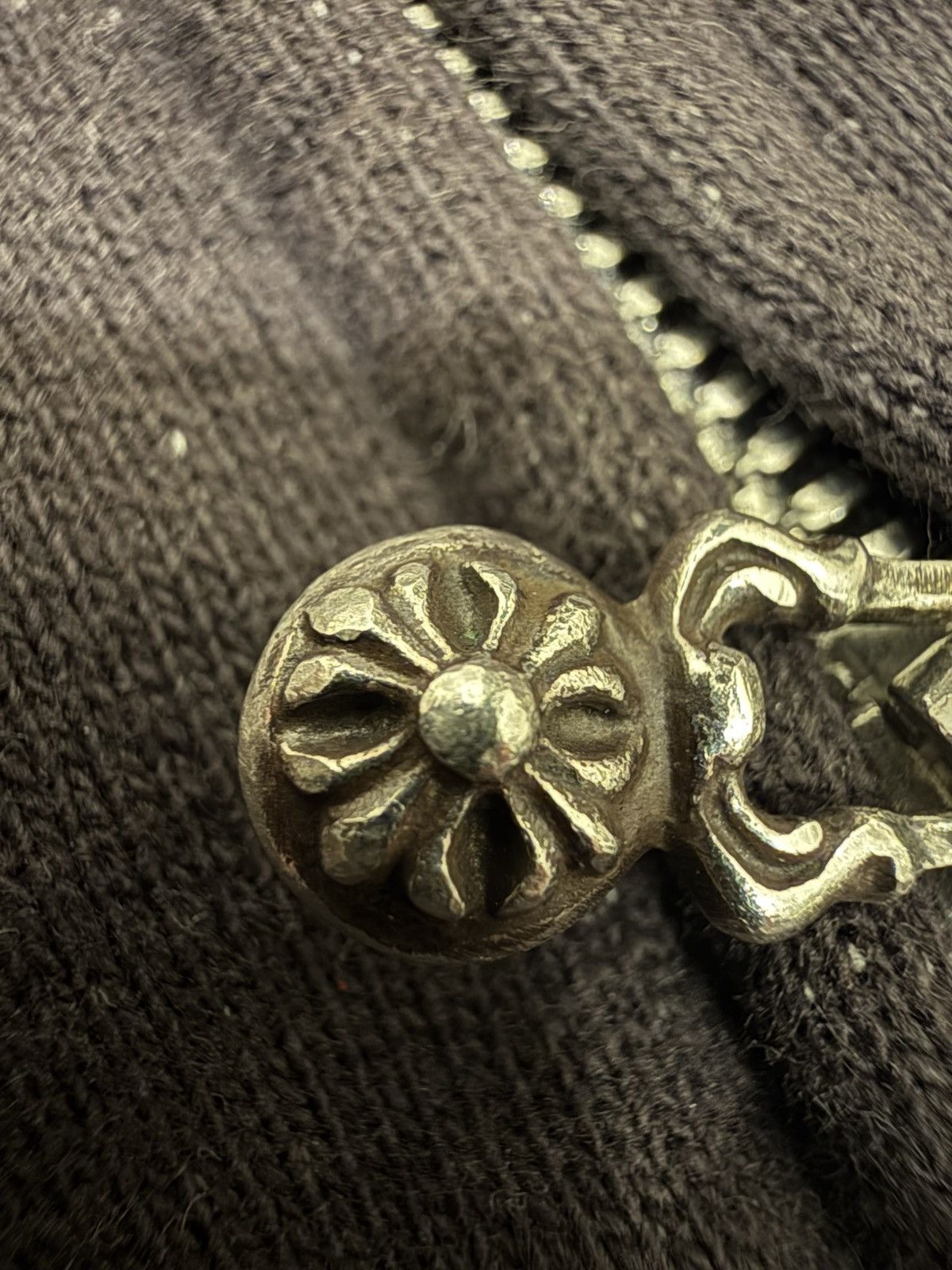 Chrome Hearts Chrome Hearts Y NOT Zip Up Hoodie in Ash Grey Size US M / EU 48-50 / 2 - 3 Thumbnail