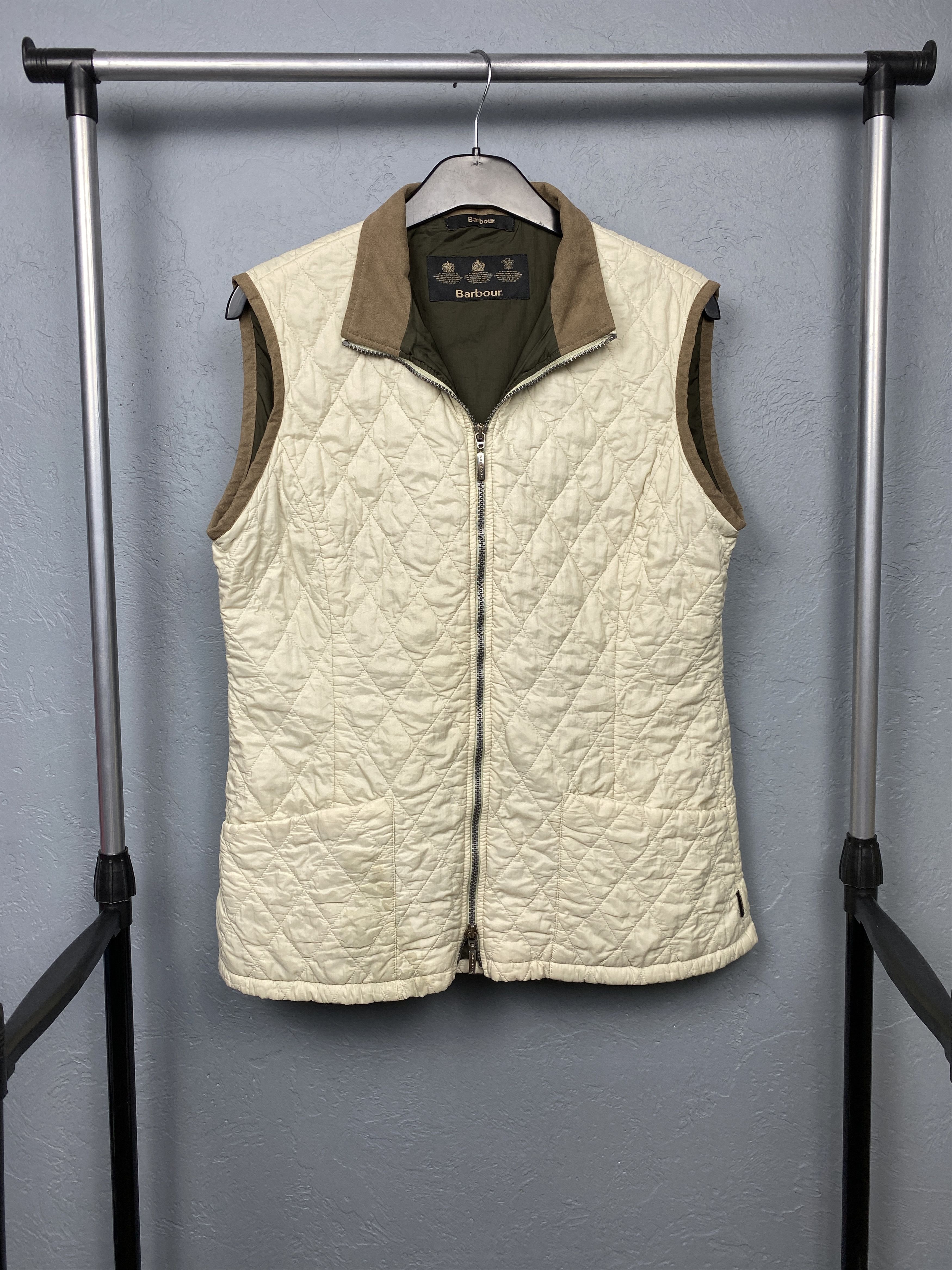 Barbour Barbour Vintage Womens Quilted Vest Size L / US 10 / IT 46 - 1 Thumbnail
