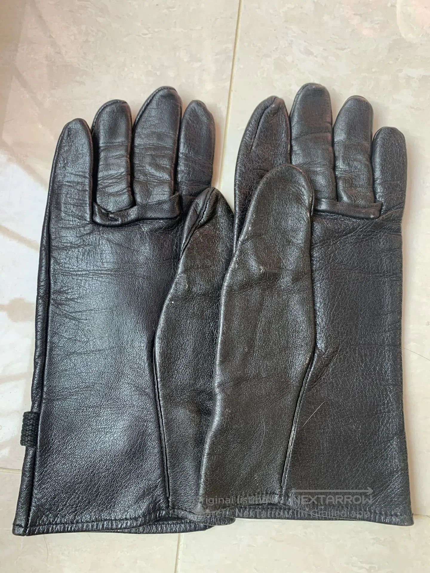 The Real McCoy's The Real McCoy's Horsehide Motorcycle Gloves. Size ONE SIZE - 2 Thumbnail