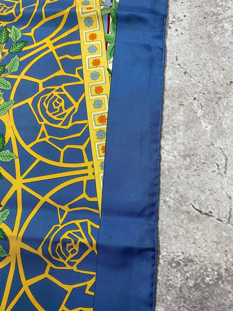 Hermes Vintage Hermes 90’s Axis Mundi Central Scarf Silk Ladies Size ONE SIZE - 8 Thumbnail