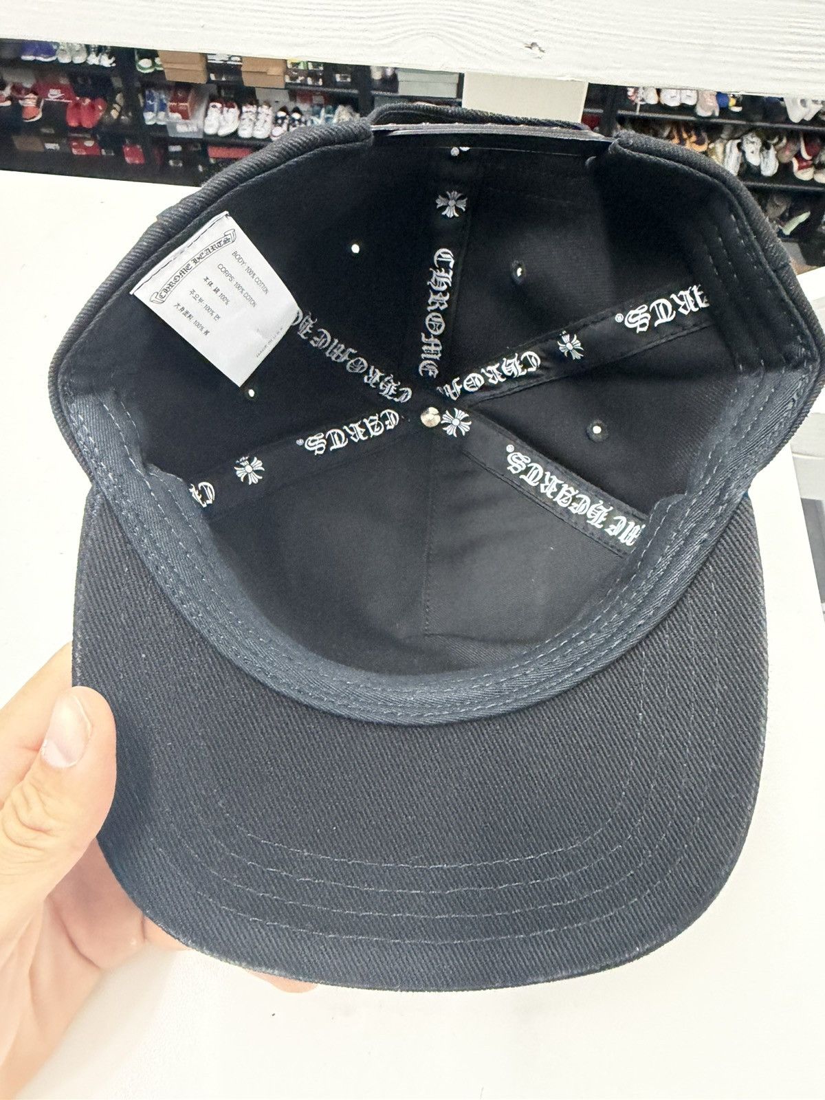 Chrome Hearts Chrome Hearts Eye Chart Hat Size ONE SIZE - 3 Thumbnail