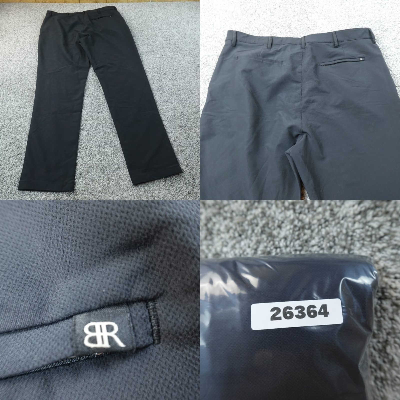 Banana Republic Banana Republic Pants Mens 40X34 Black Chino Trouser Performance Straight Tech Pants Chino Men Black 40/34 Regular Rise High Summer Casual Size US 40 / EU 56 - 8 Thumbnail
