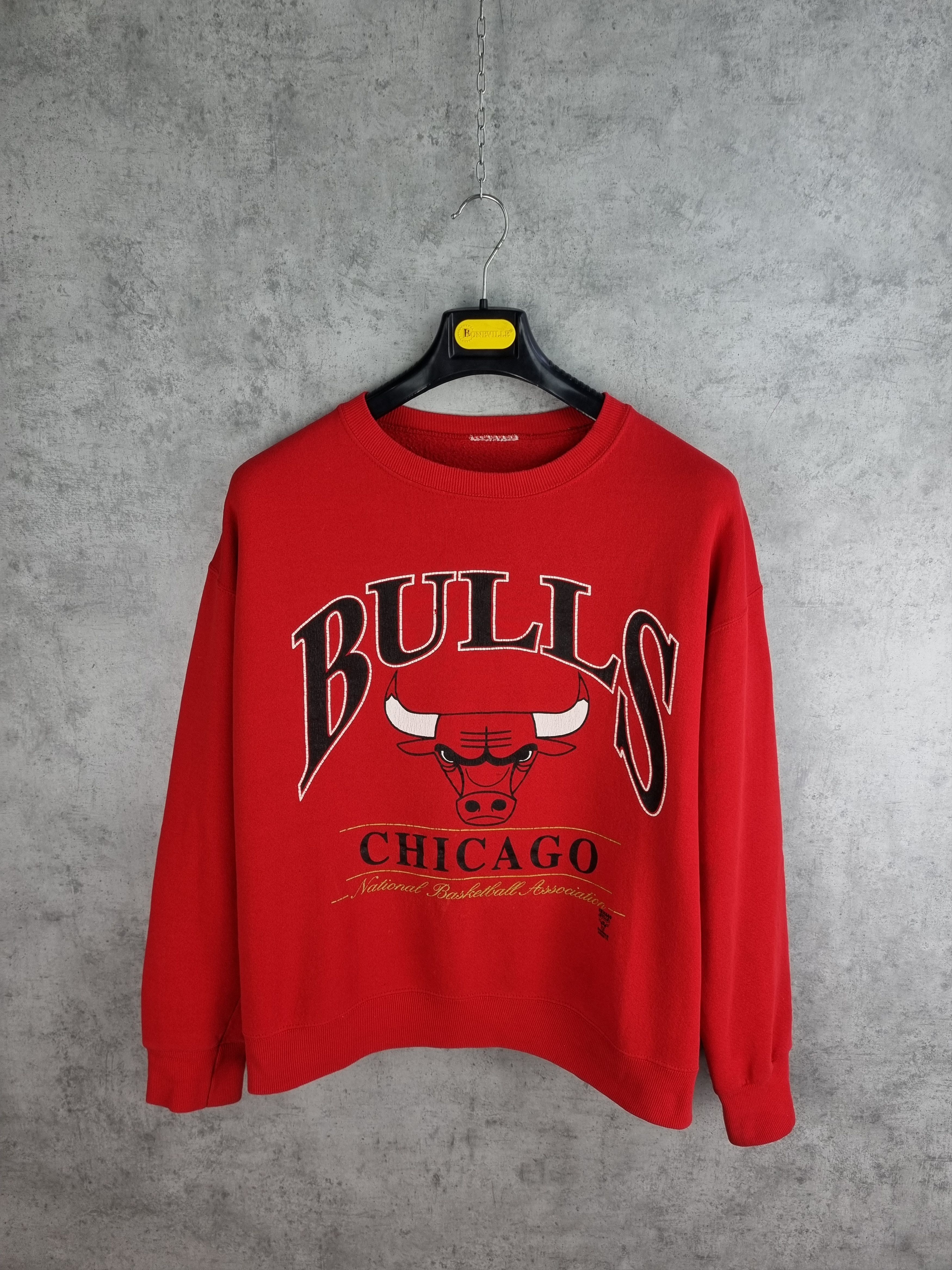 NBA × Vintage Big Logo Chicago Bulls Vintage Sweatshirt Size US L / EU 52-54 / 3 - 1 Thumbnail